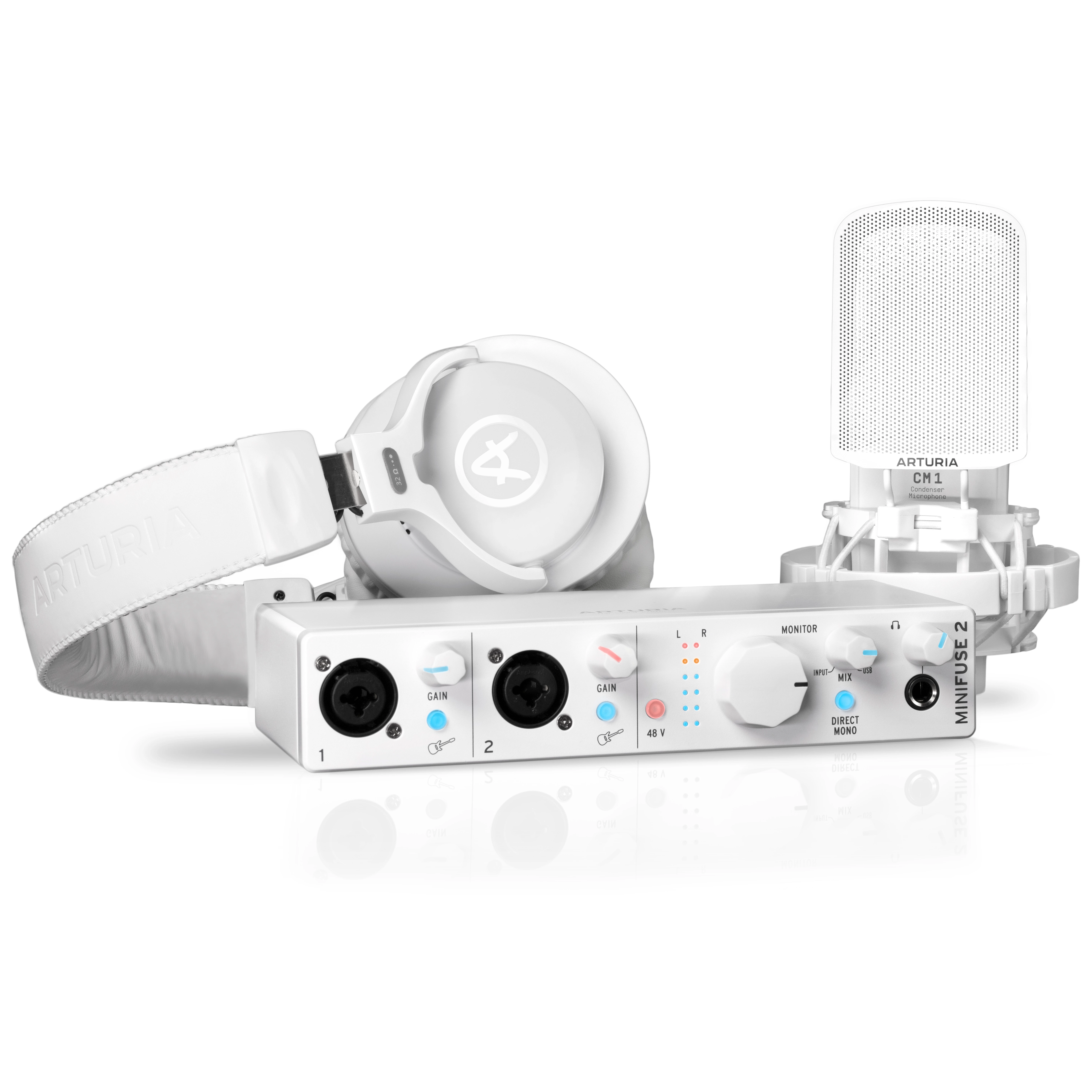 Arturia MiniFuse Recording Pack Black - White