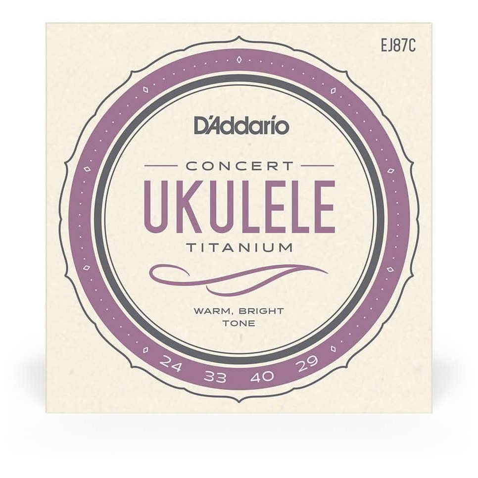 D’Addario - D’Addario EJ87C - Ukulele Concert Titanium 024-029