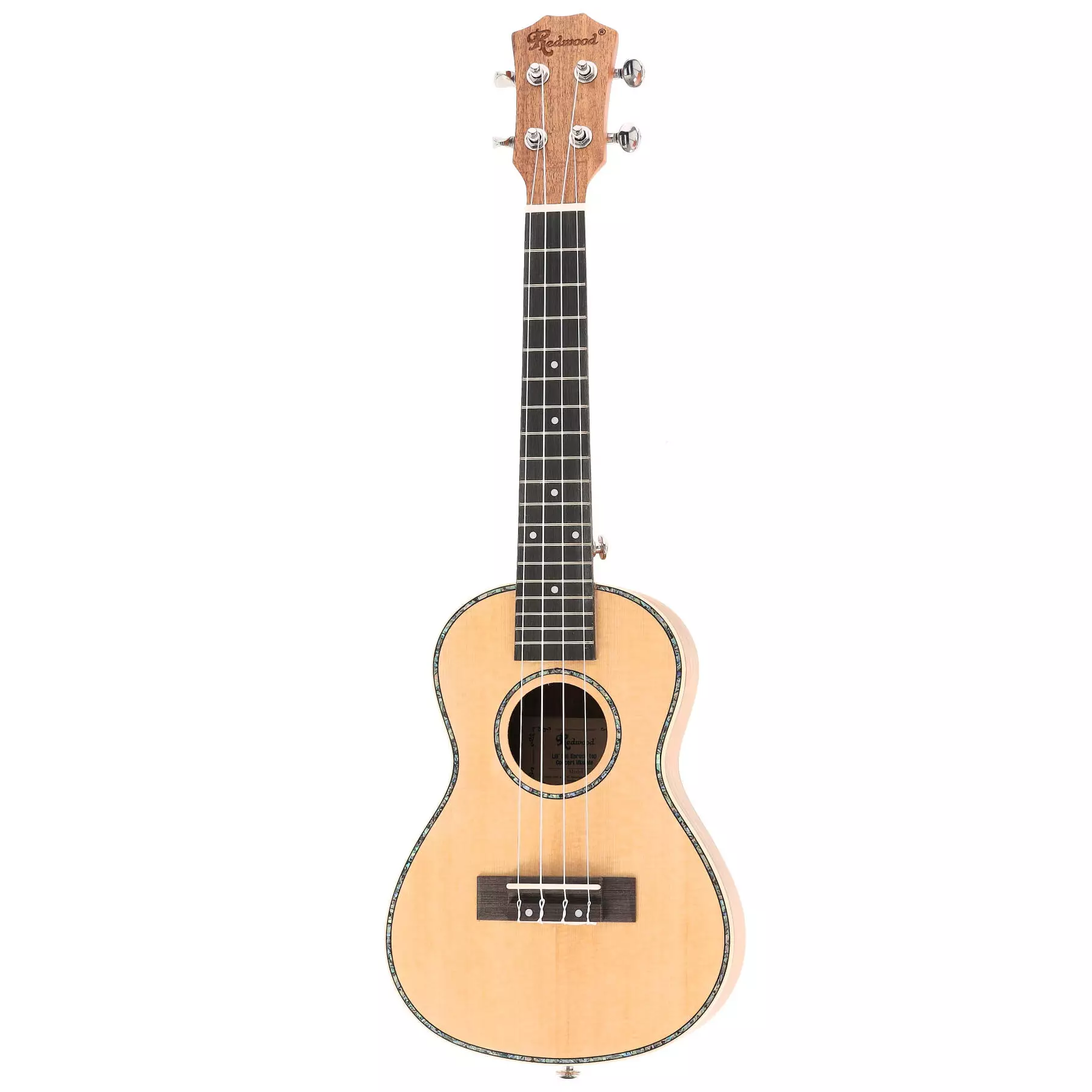 Redwood Lili' Koi Spruce Top Concert Ukulele 6