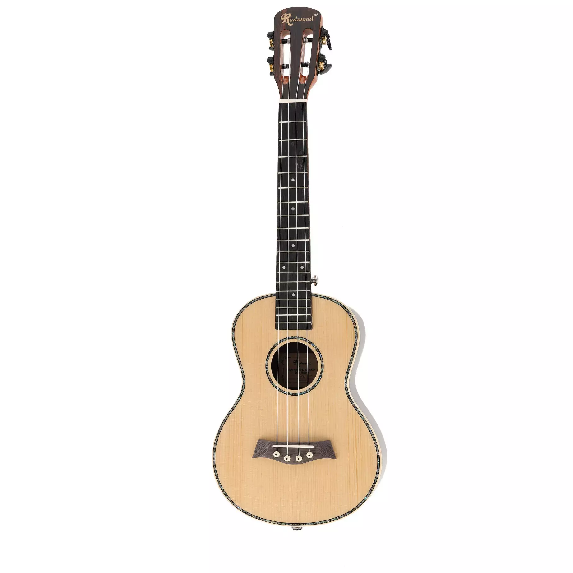 Redwood Halo-Halo Solid Top Gloss Tenor Ukulele 6