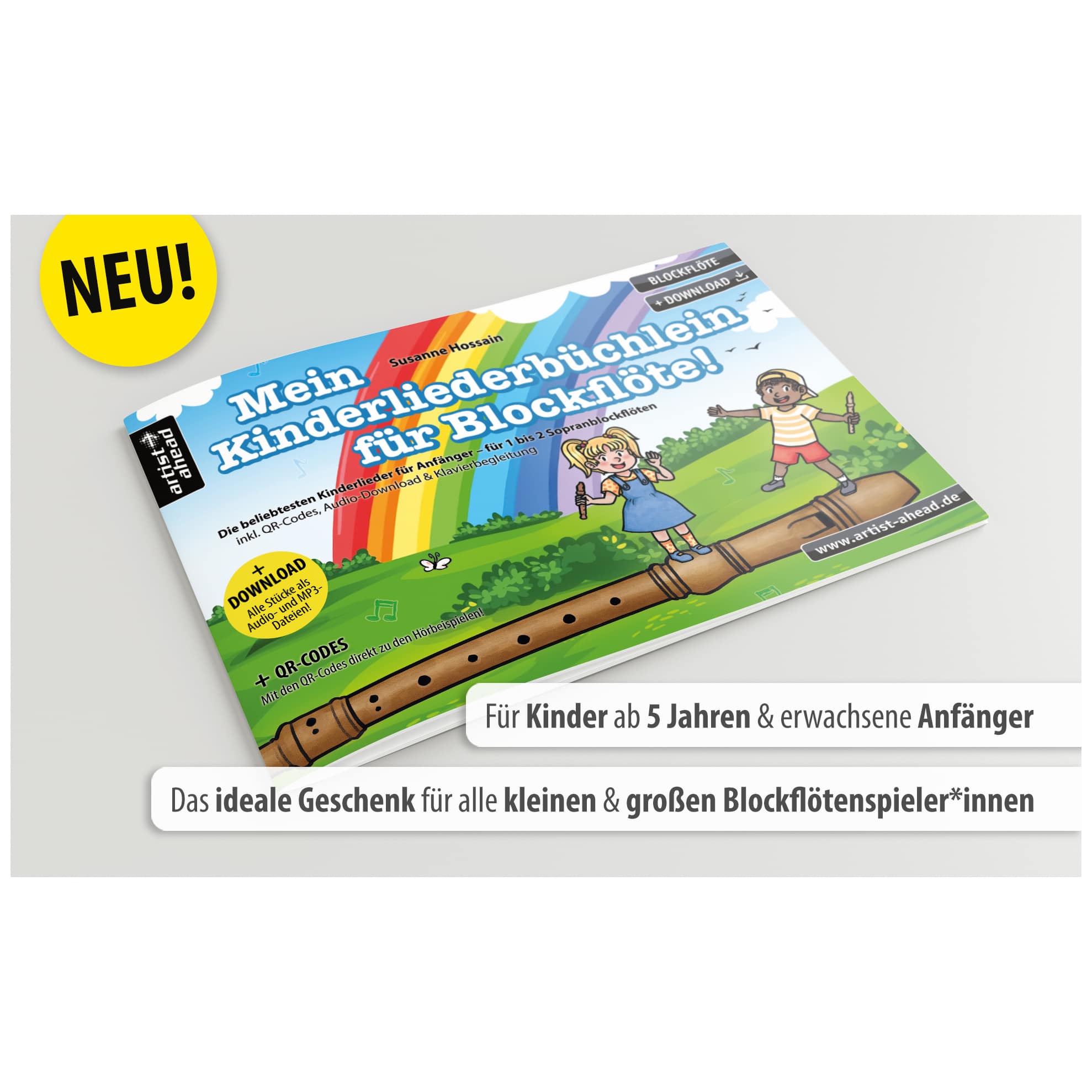 Artist Ahead Mein Kinderliederbüchlein für Blockflöte - Susanne Hossain 7