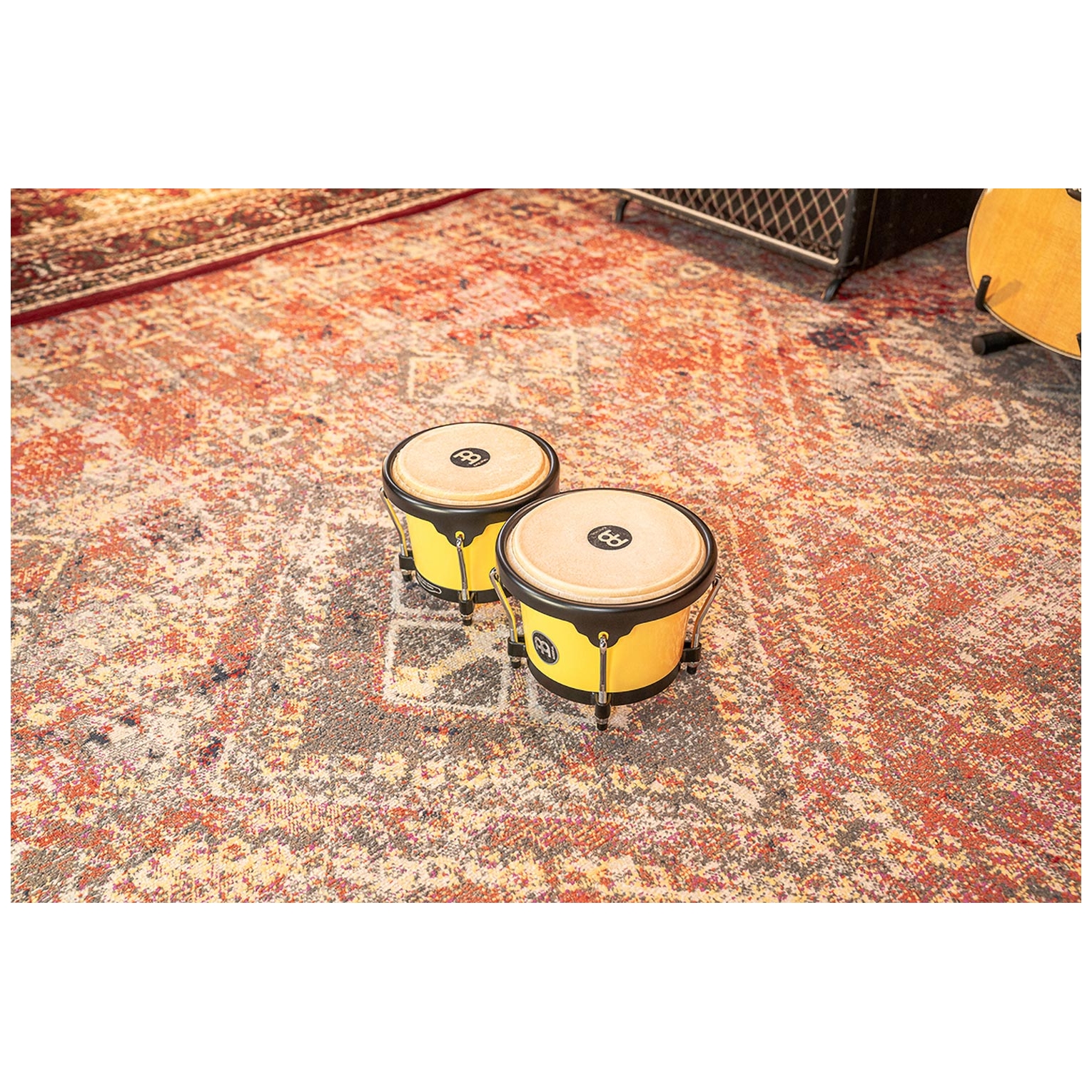 Image of Meinl percussion hb50iy journey series bongo, illuminating yellow 10026801 9