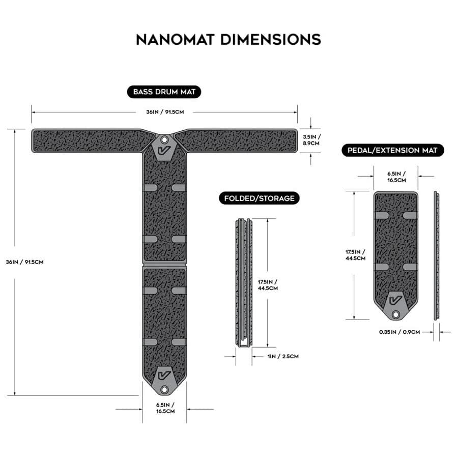 Gruv Gear GruvGear NanoMat Double Pedal 6