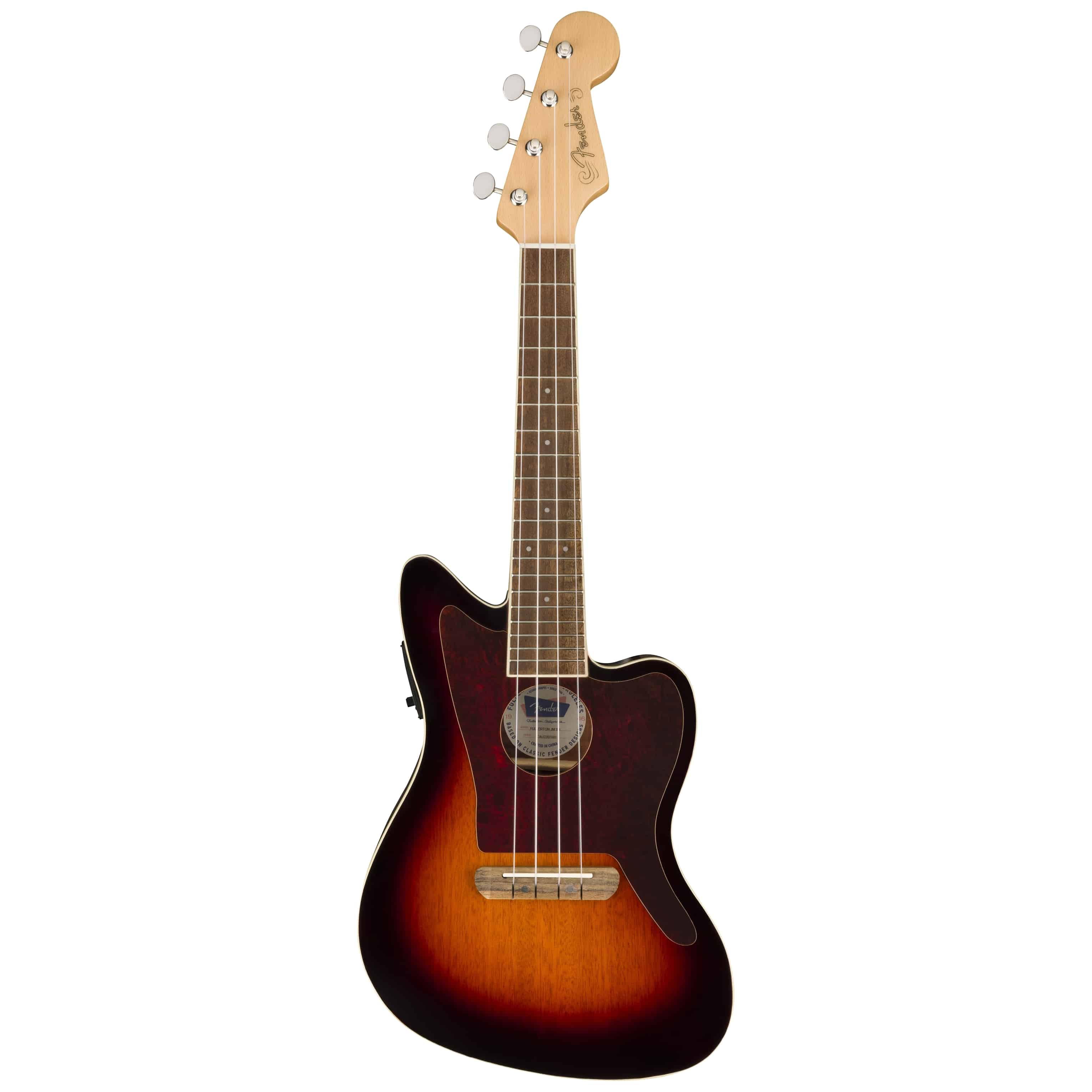 Fender Fullerton Jazzmaster Uke 3-Color Sunburst
