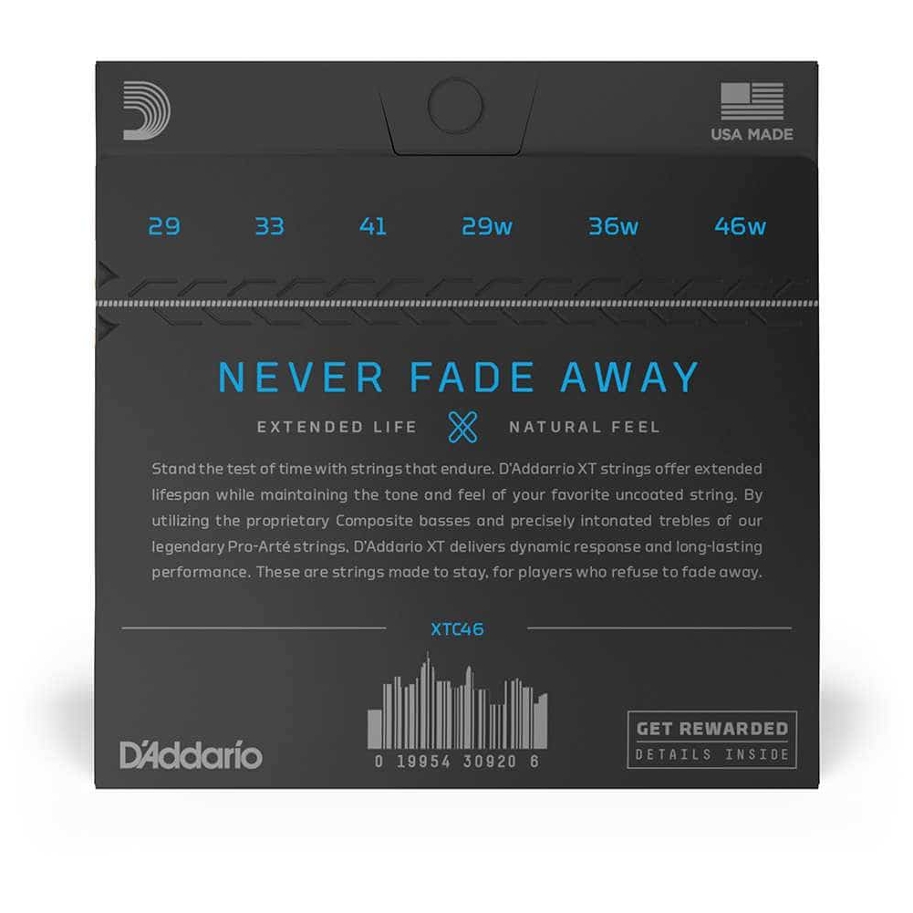 D’Addario - D’Addario XTC46 - XT Classical Silver Plated Copper, Hard Tension 028-044 - 2