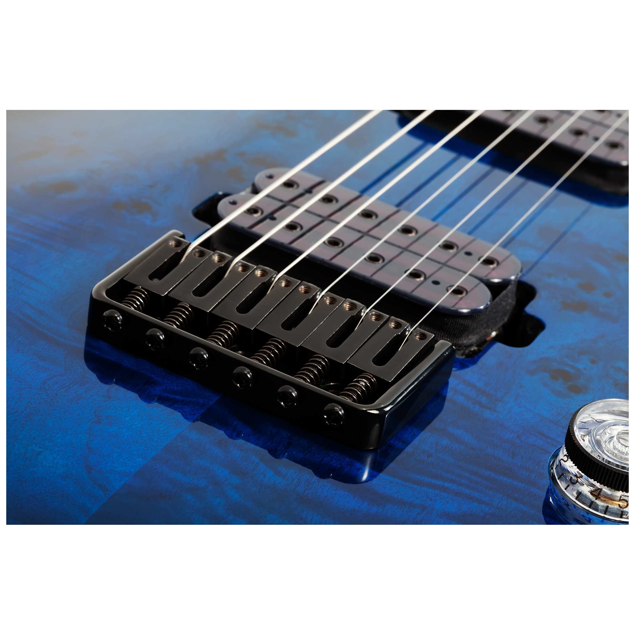 Schecter - Schecter Omen Elite 6 See Thru Blue Burst - 6