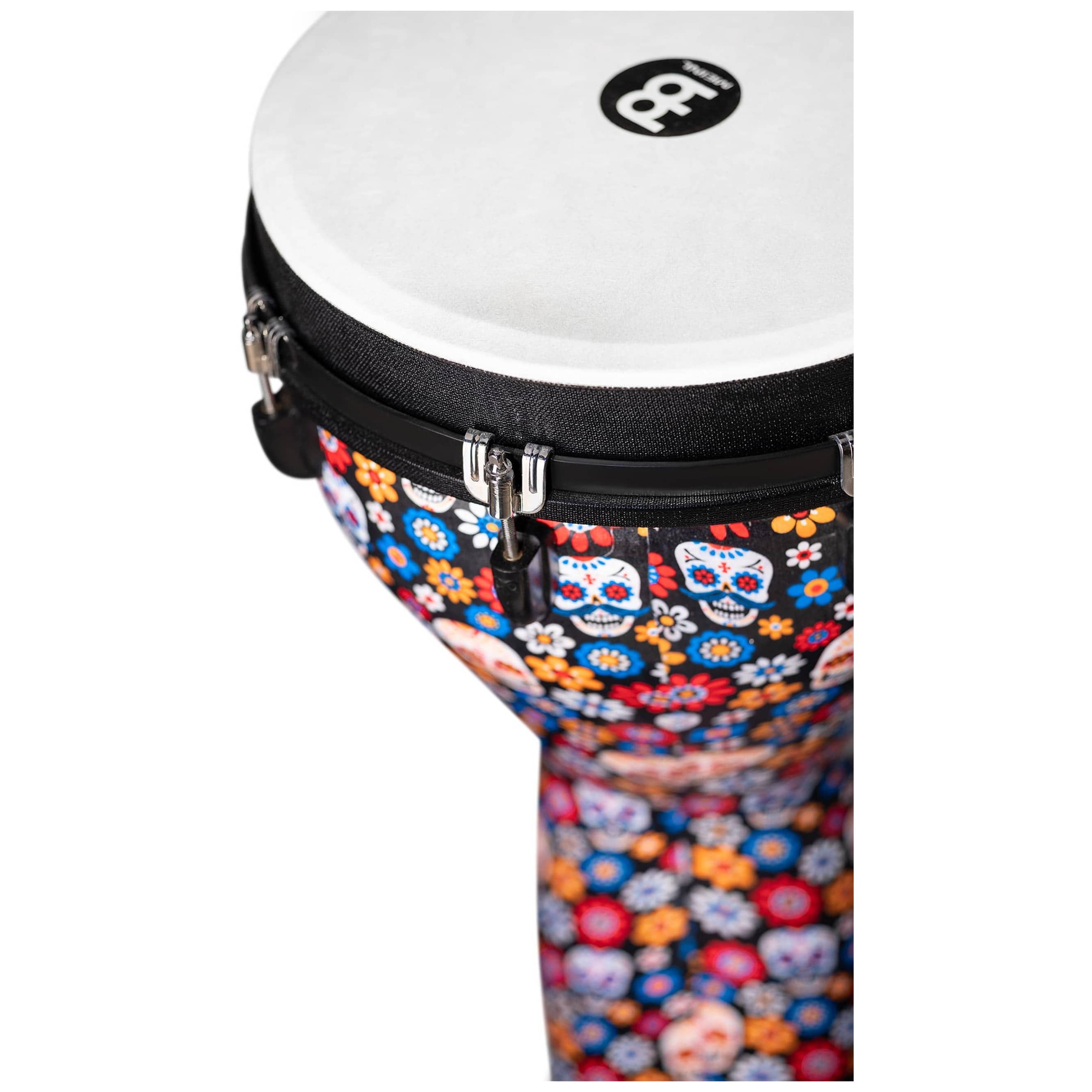 Meinl Percussion - Meinl Percussion JD14DA 14 Jumbo Djembe, Day Of The Dead - 1