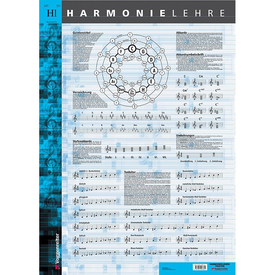 Voggenreiter Harmonielehre-Poster