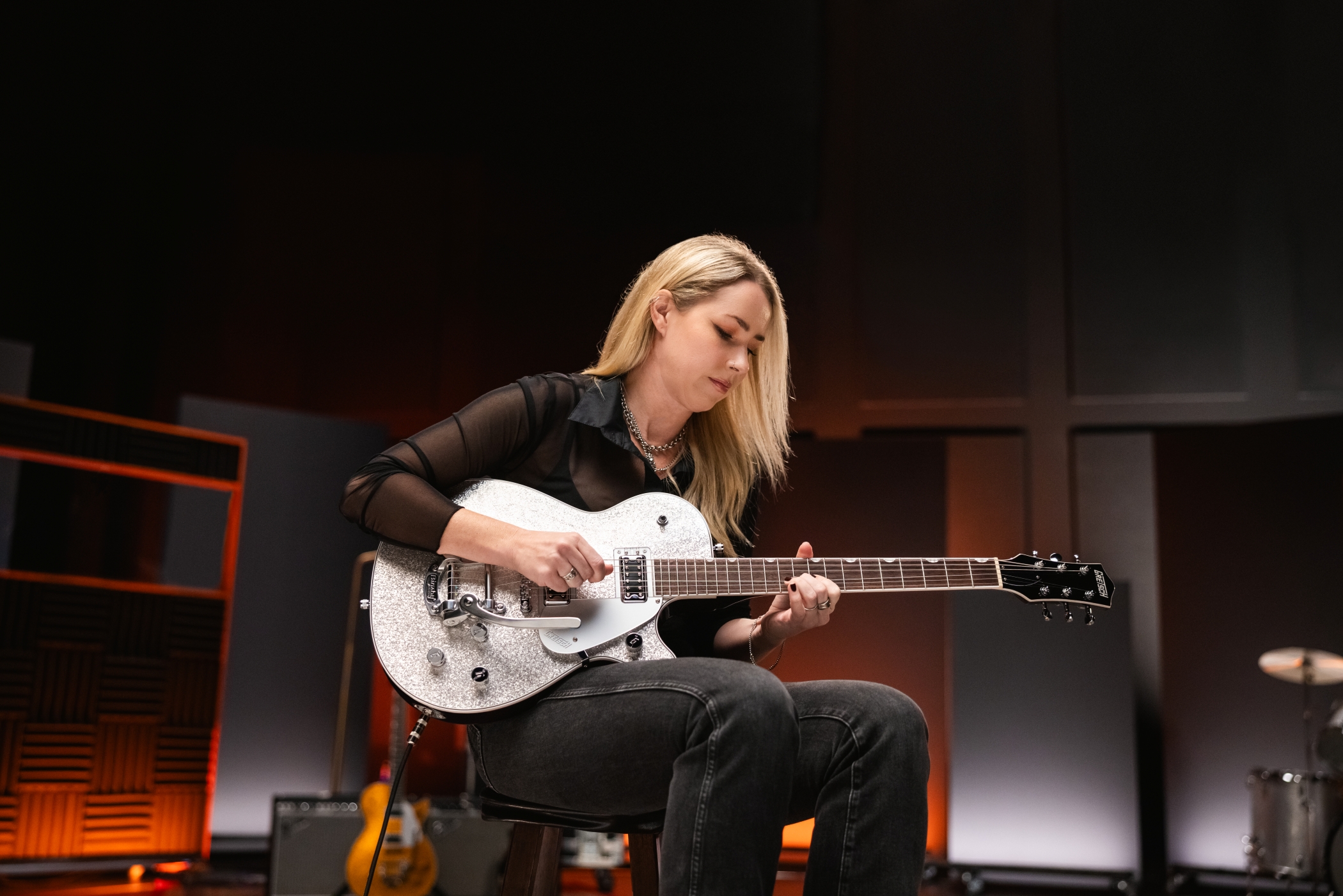 Gretsch Electromatic Sparkle Jets InHand 8