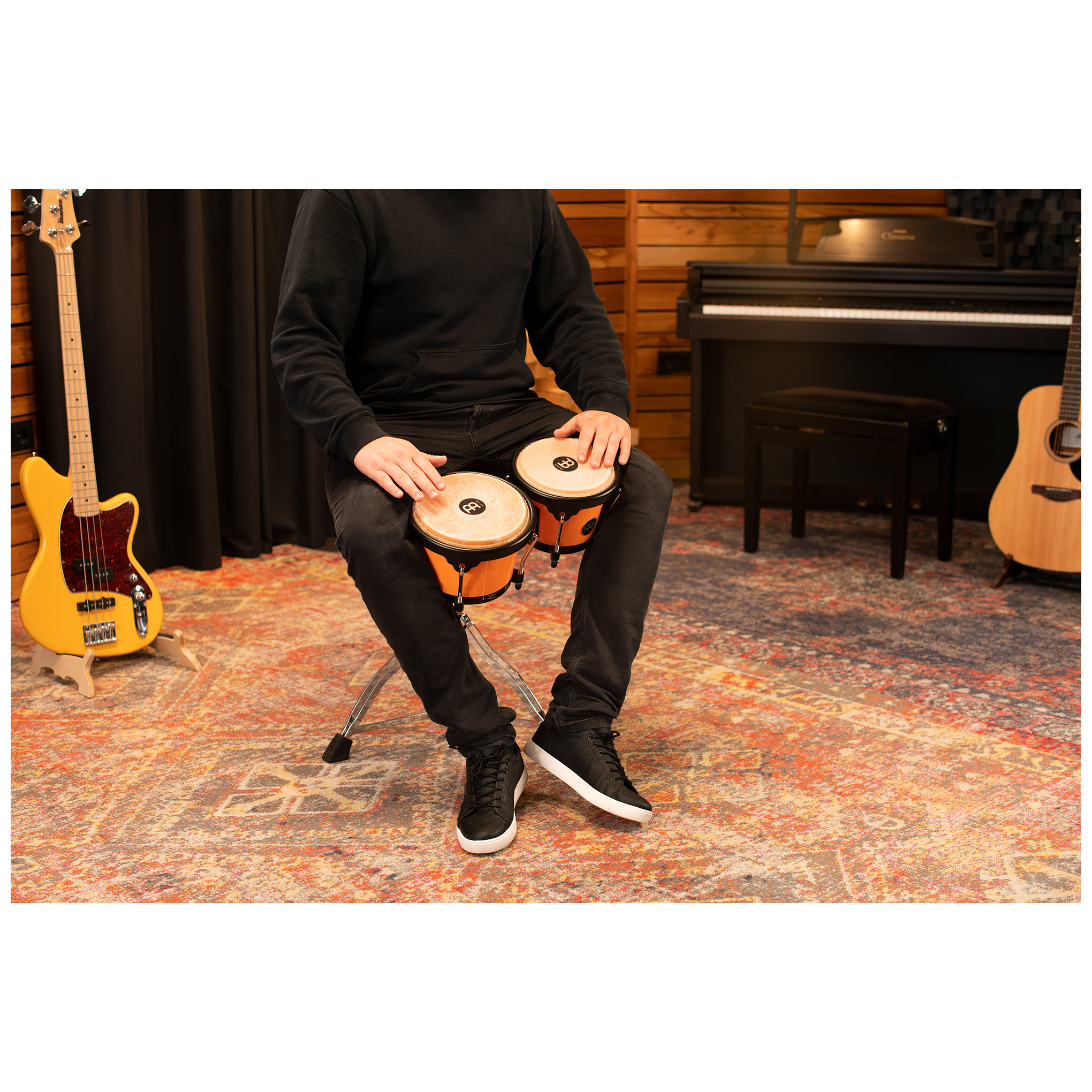 Meinl Percussion HB50CS - 6 1/2" & 7 1/2" Molded ABS Bongo, Creamsicle   8