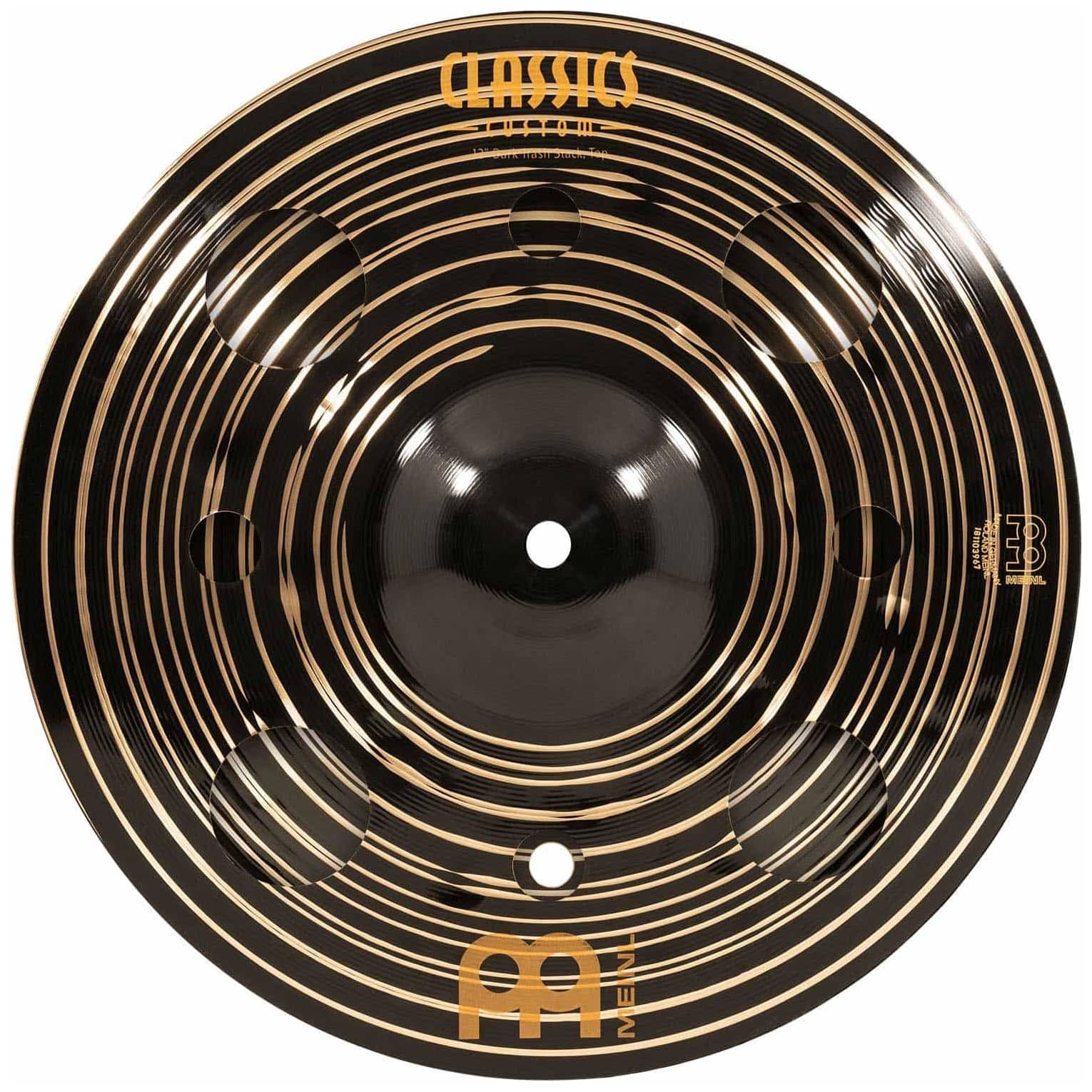 Meinl Cymbals - Meinl Cymbals CC-12DASTK - 12 Classics Custom Dark Trash Stack - 11