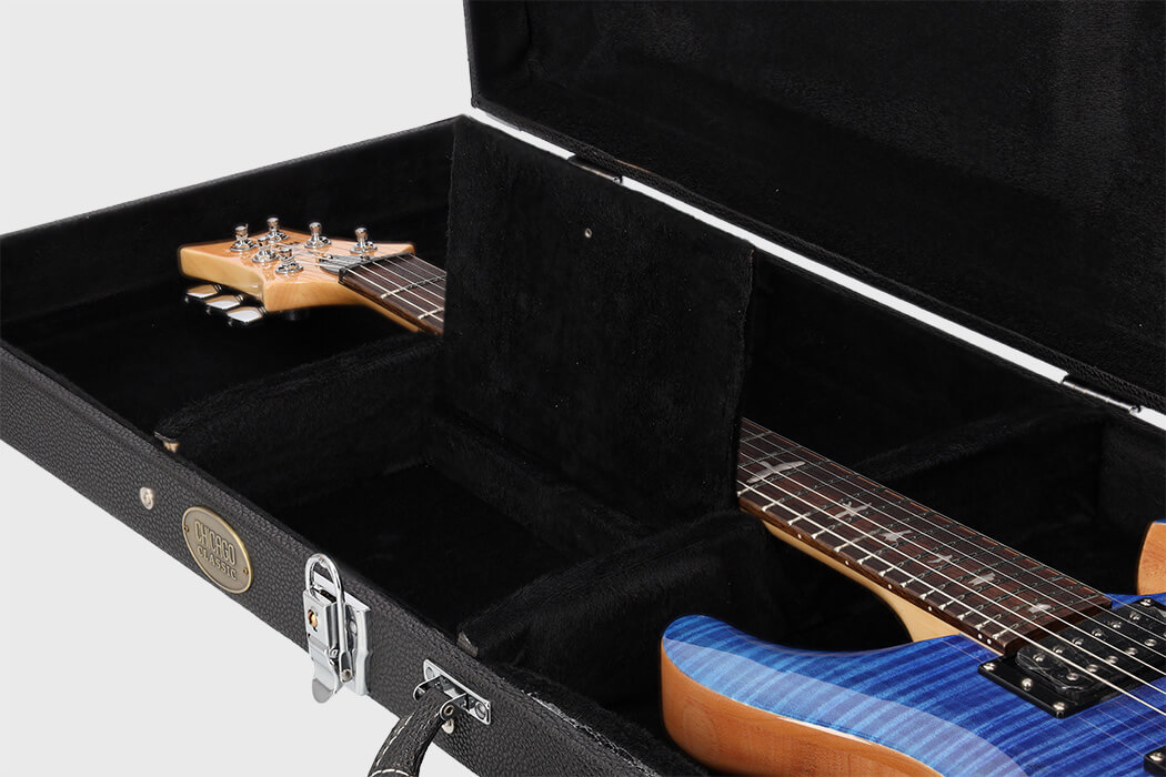 Image of Chicago classic e gitarre rechteckkoffer schwarz 8 grau 1050x700