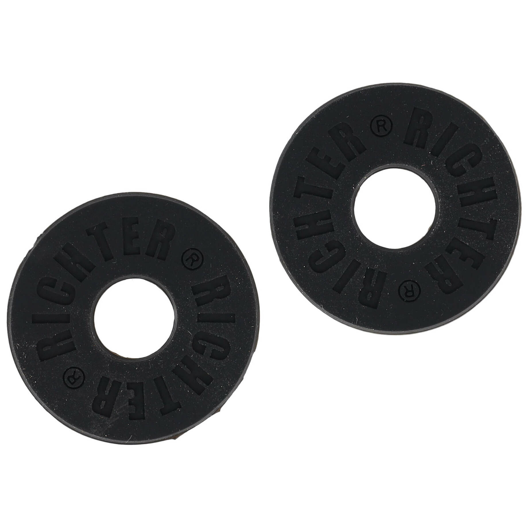 Richter Gurt Gummi Stopper Black 2 Stück