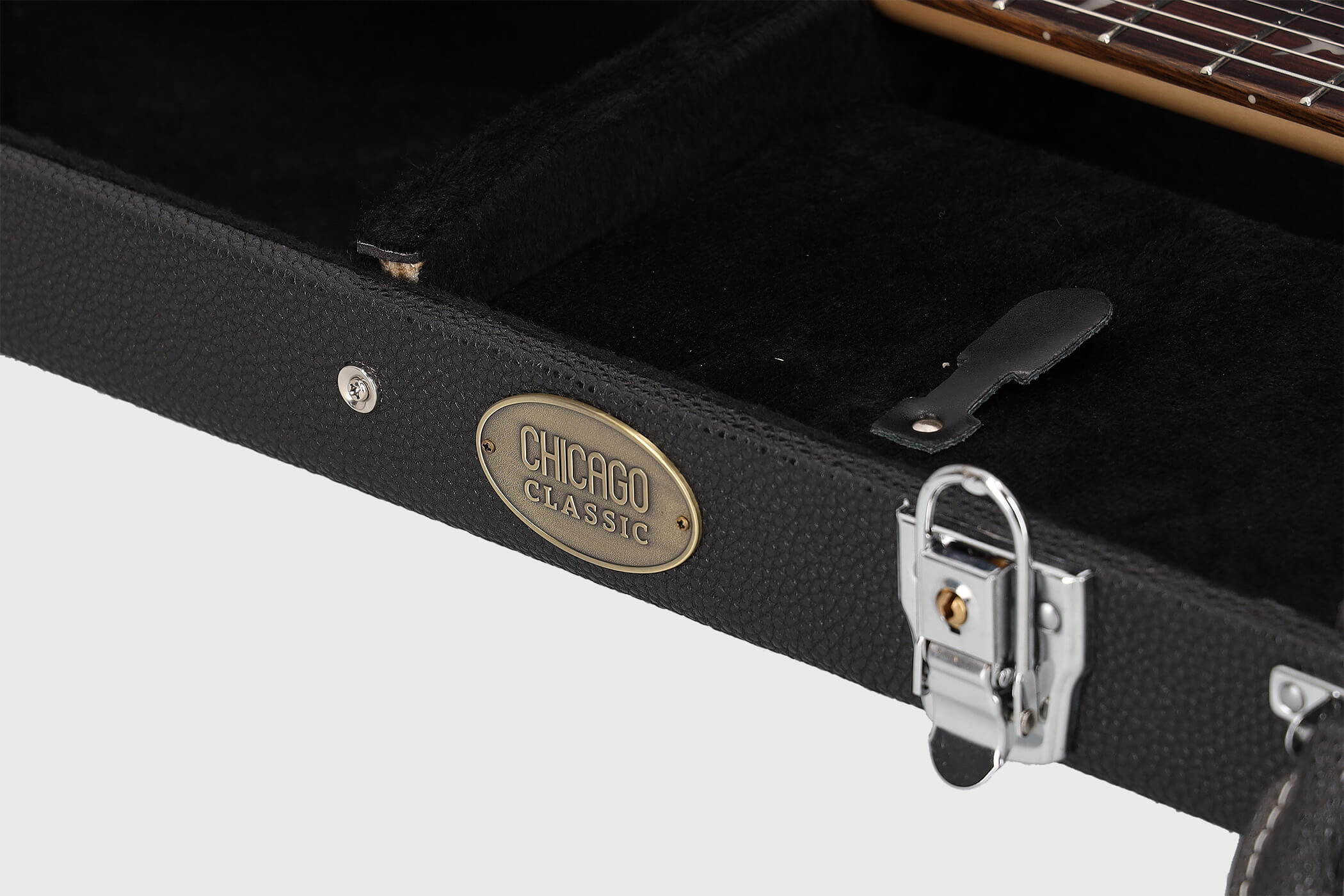 Image of Chicago classic e bass rechteckkoffer schwarz 4 grau 2100x1400