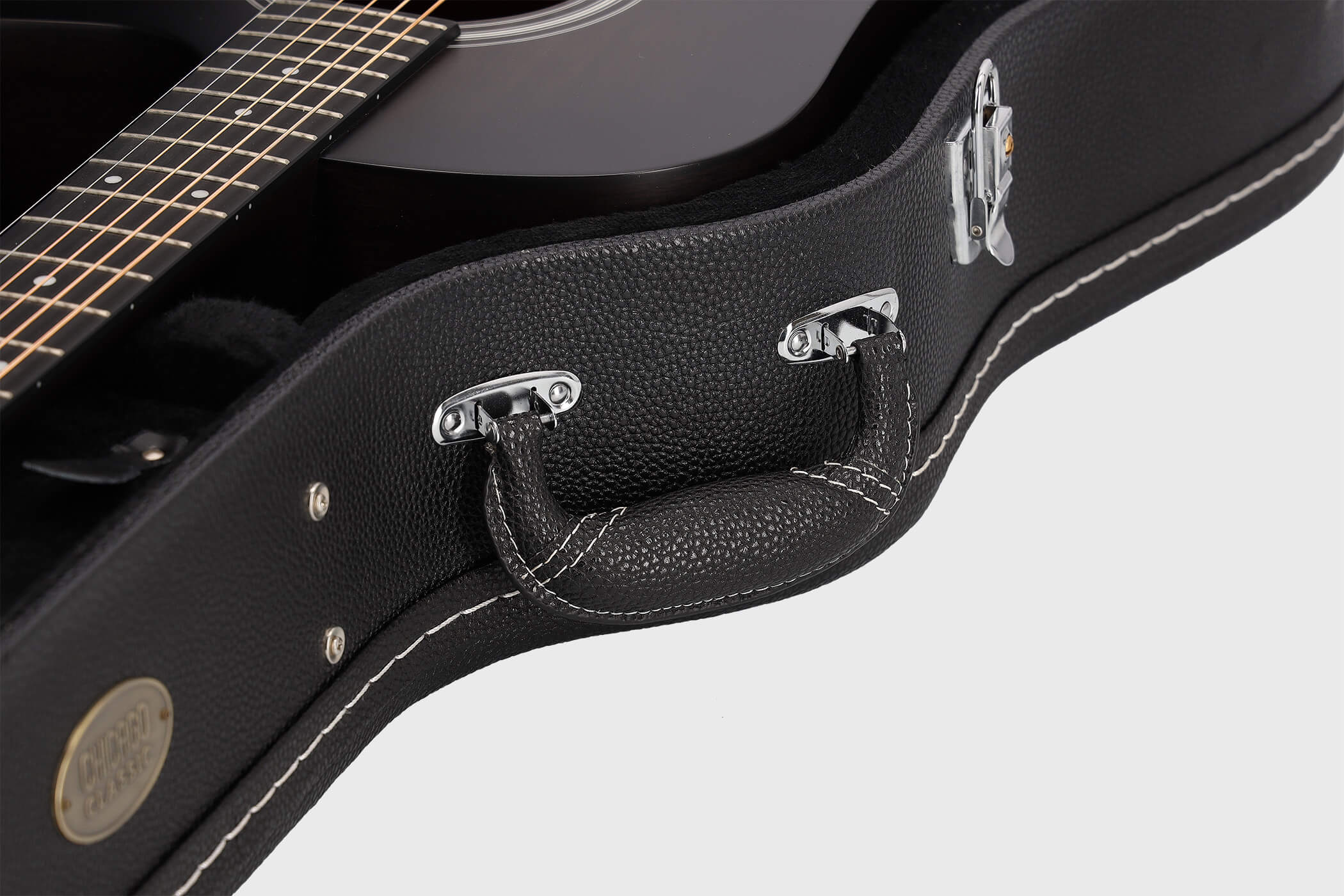 Image of Chicago classic koffer klassikgitarre schwarz 7 grau 2100x1400