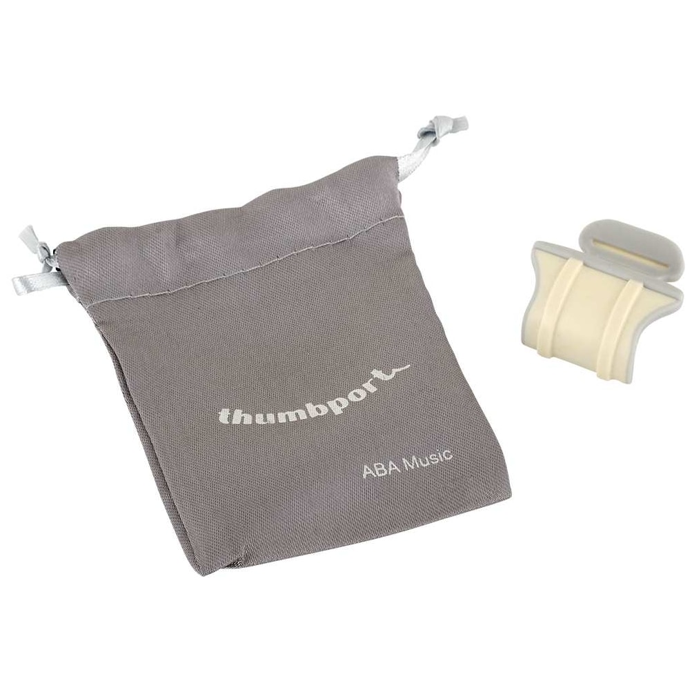 Thumbport - Thumbport Daumenstütze für Querflöte Grau Elfenbein - 1