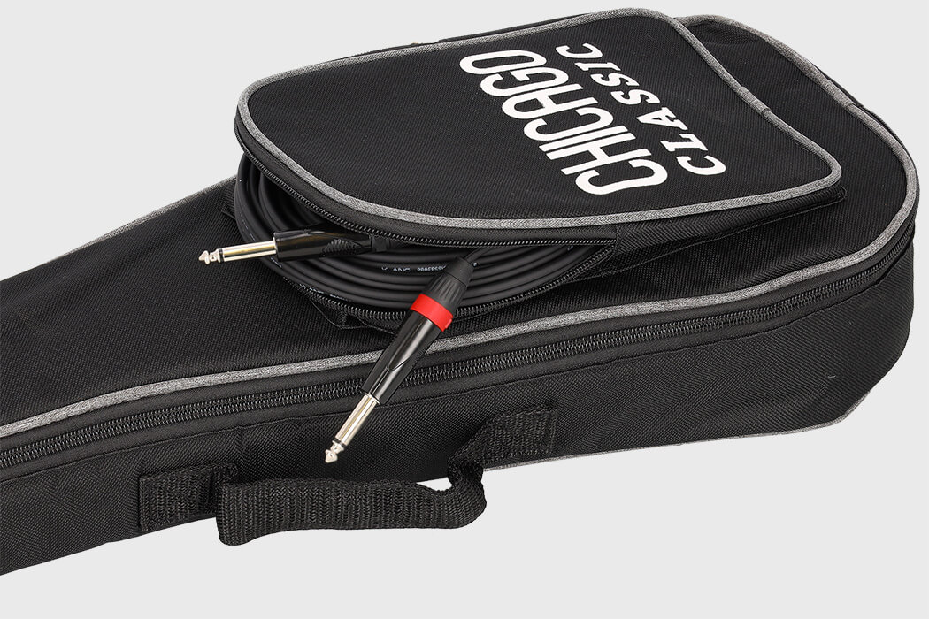 Image of Chicago classic konzert ukulele tasche 11 grau 1050x700
