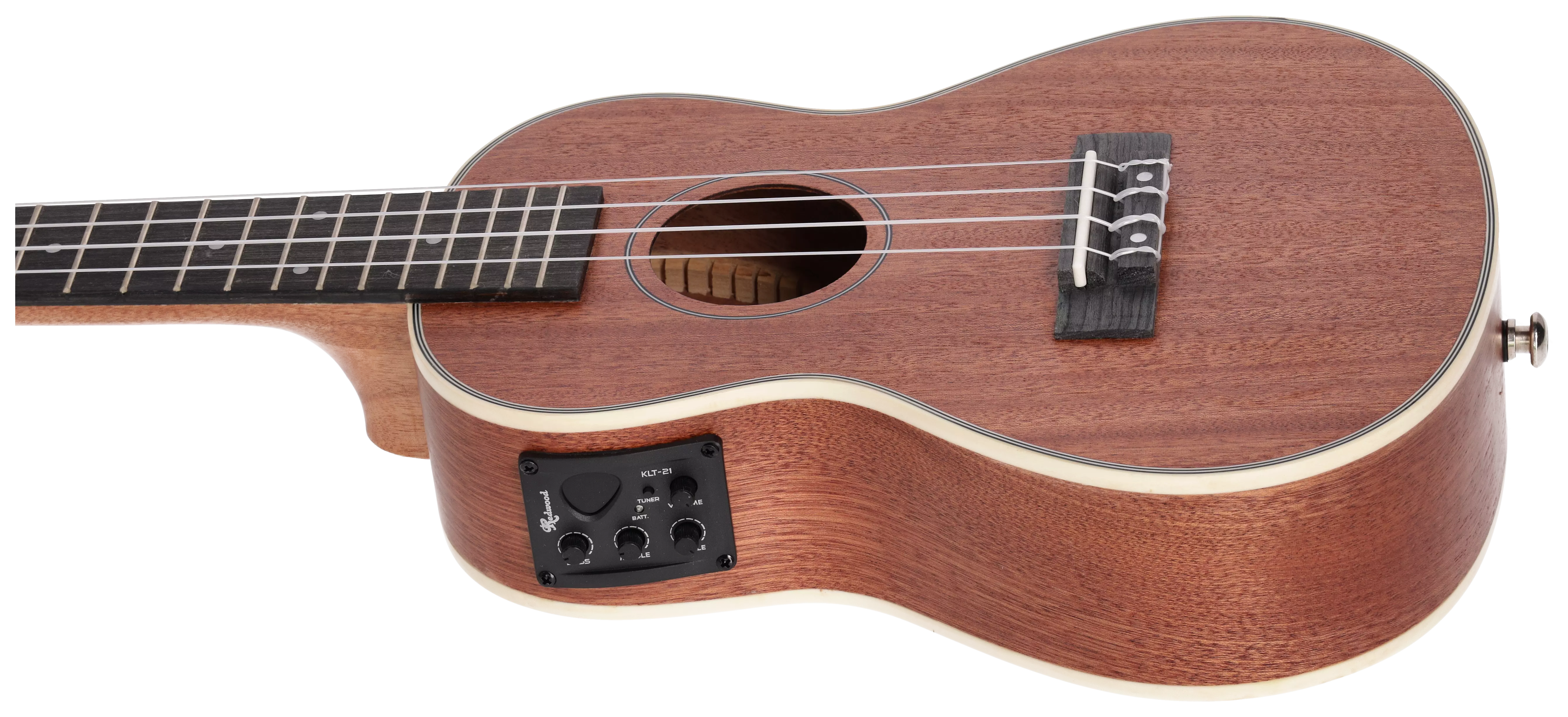 Redwood Hula-Maha Concert Ukulele Sapele Top + Pickup 8