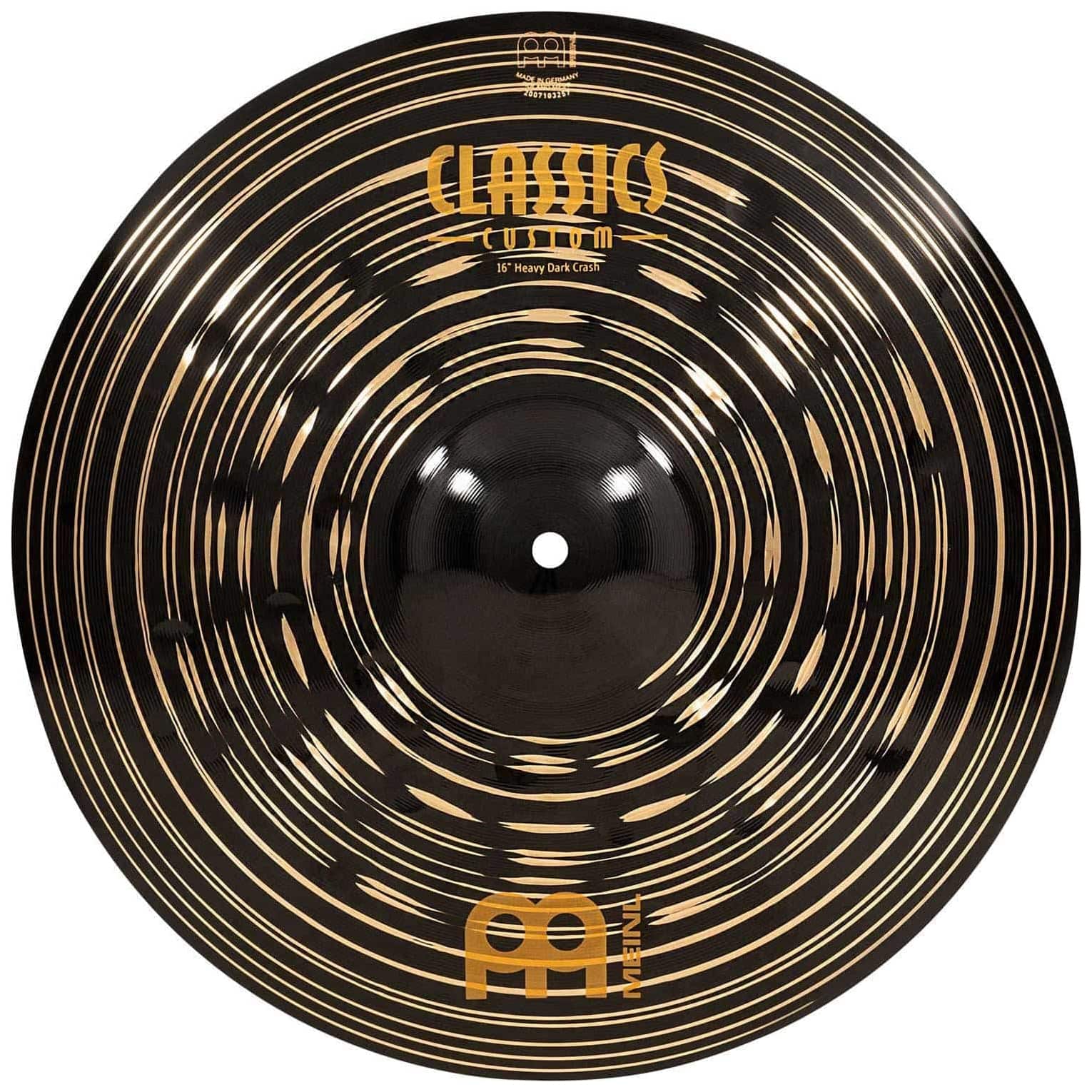 Meinl Cymbals - Meinl Cymbals CC16HDAC - 16 Classics Custom Dark Heavy Crash