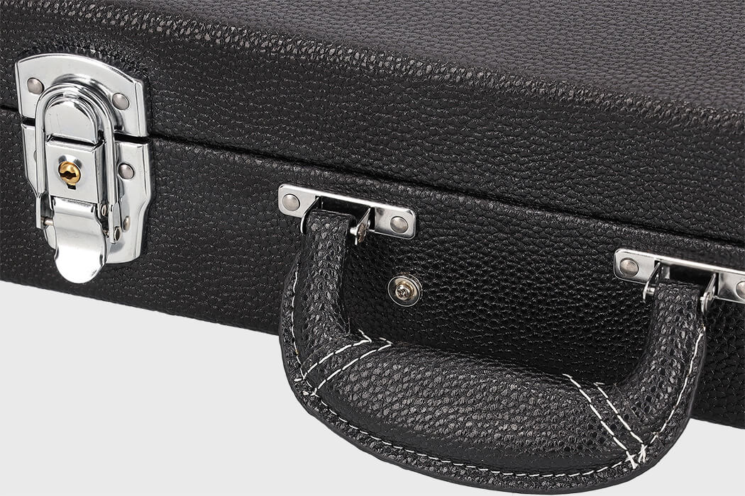 Image of Chicago classic e gitarre rechteckkoffer large schwarz 5 grau 1050x700
