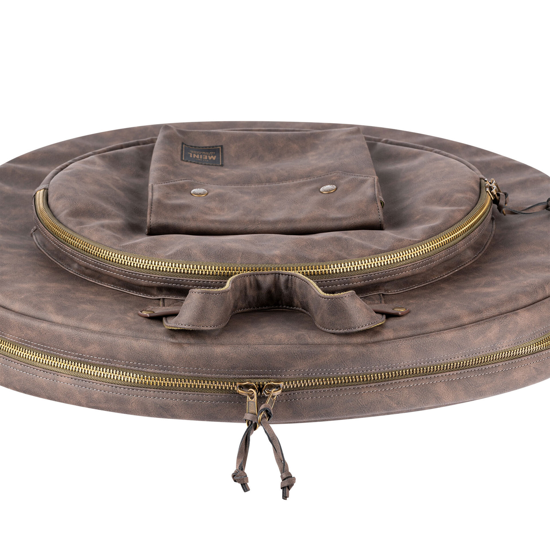 Meinl Cymbals MVHC22DB 22" Light Brown Vintage Hyde Cymbal Bag 4