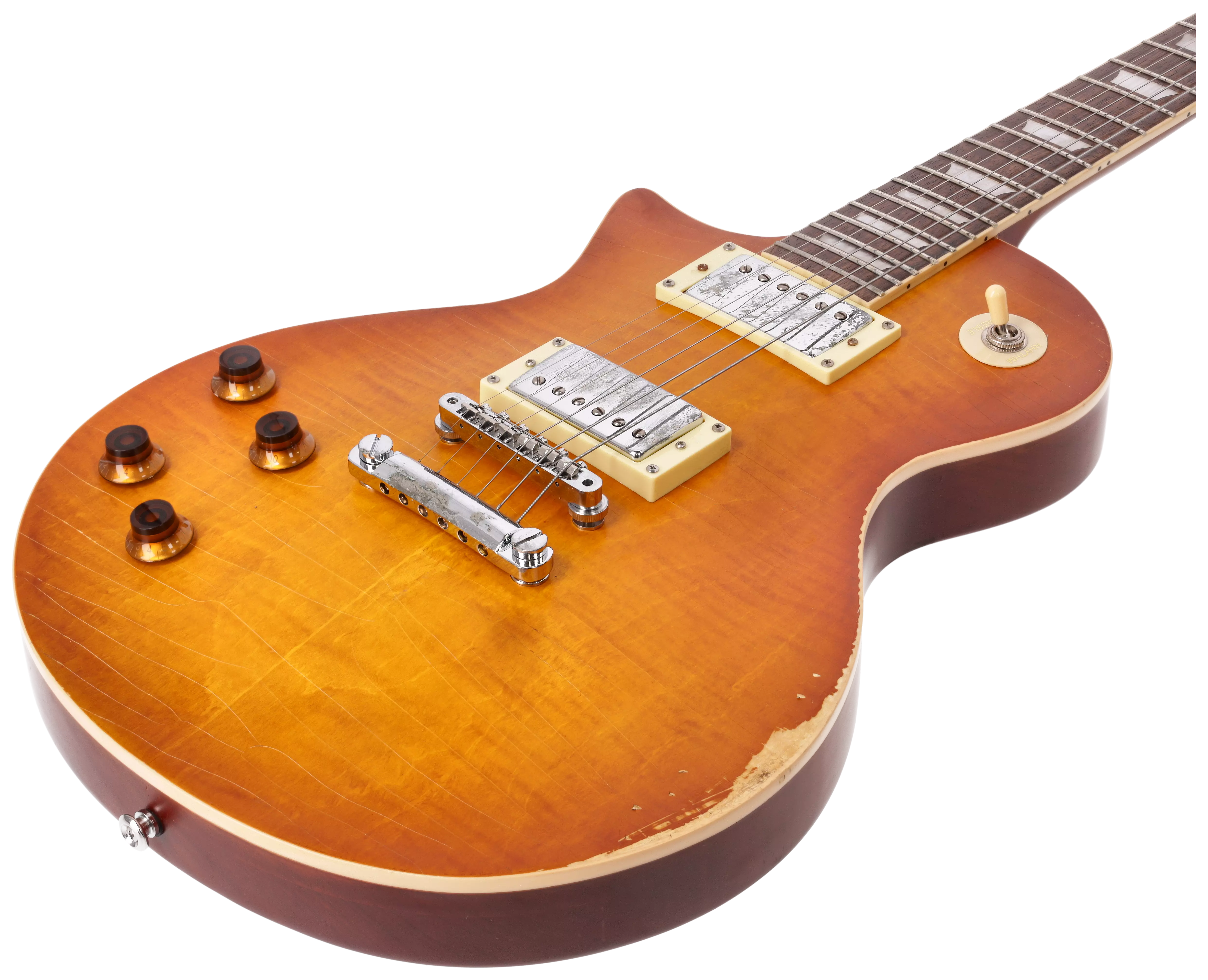 Redwood Relics LP-Style LH Dirty Lemon Burst inkl. Case 4