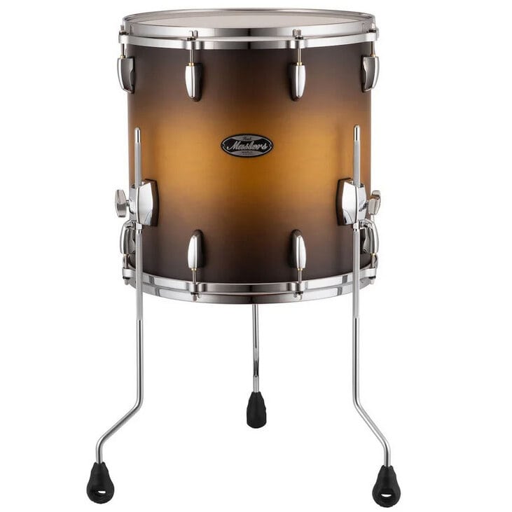 Pearl Masters Maple Pure 14" x 14" Matte Olive Burst