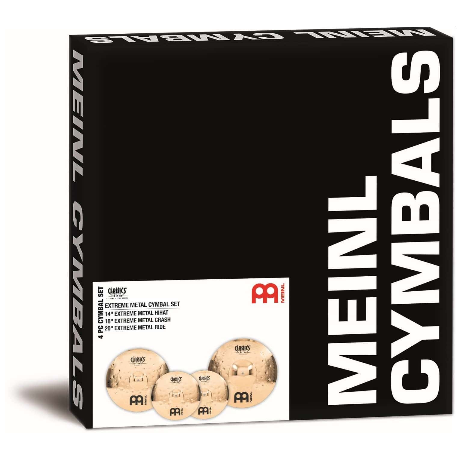 Meinl Cymbals - Meinl Cymbals CC-EM480 - Classics Custom Extreme Metal Cymbal Set - 2