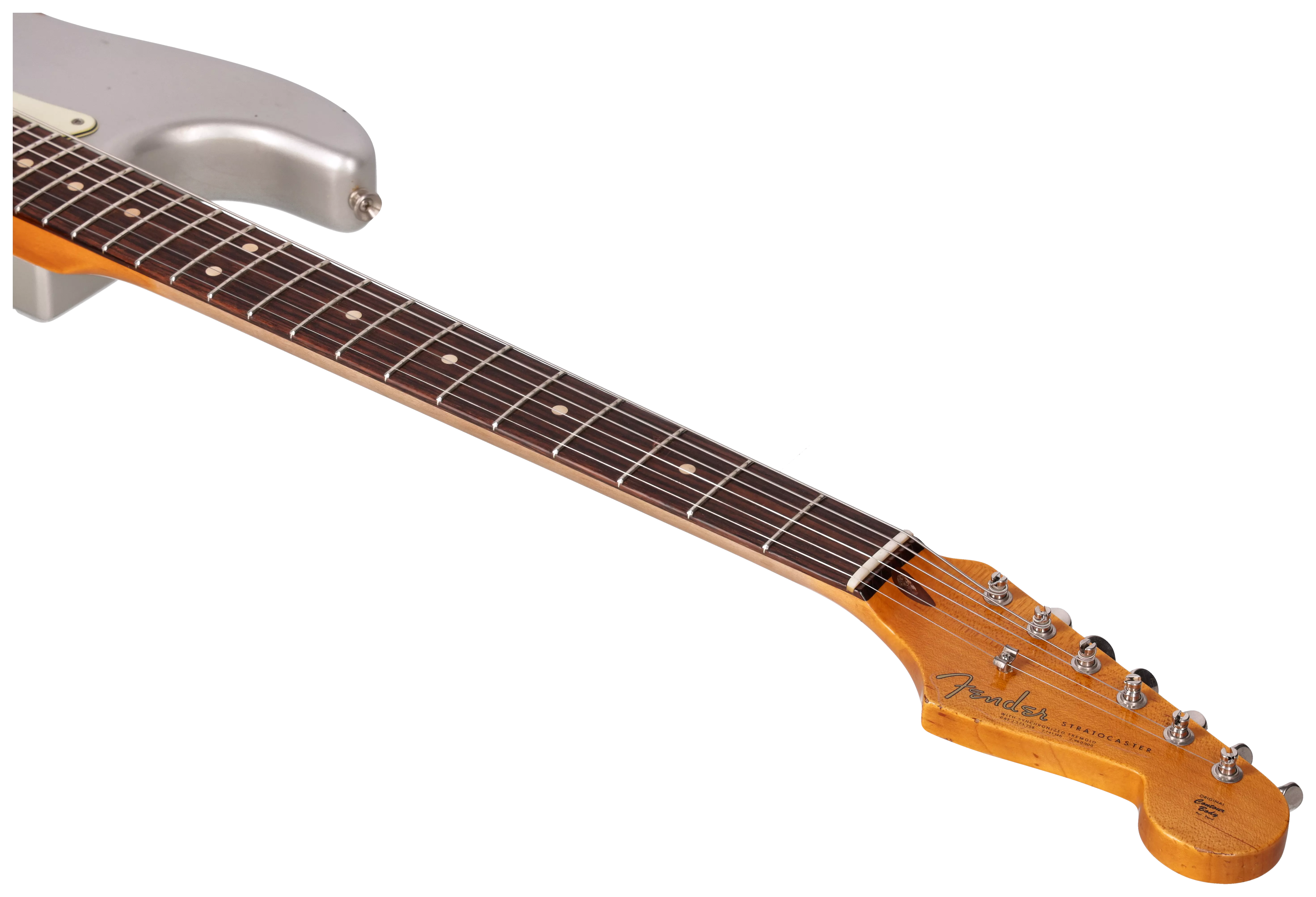 Fender Custom Shop 1963 Stratocaster Relic Aged Inca Silver Metallic #2 13