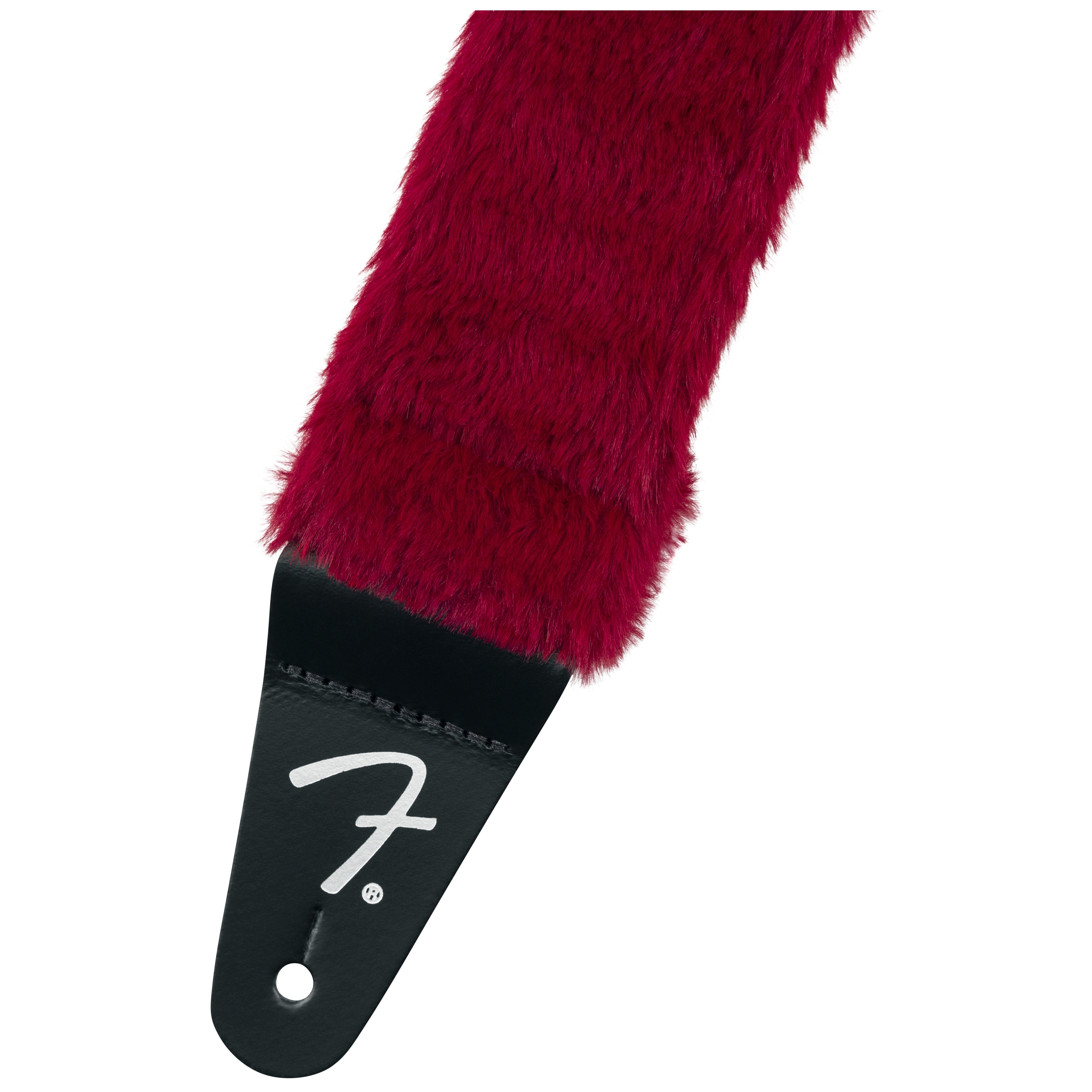 Fender Poodle Plush Strap Red 1