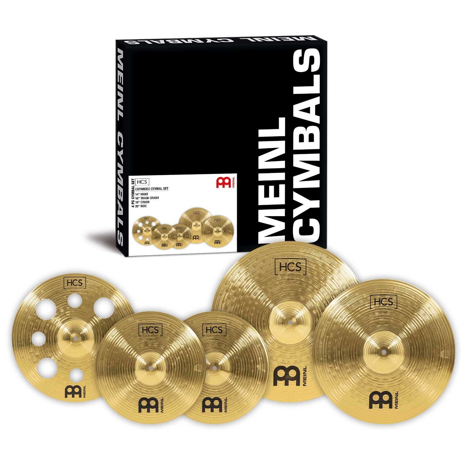 Meinl Cymbals - Meinl Cymbals HCS14161820 - HCS Expanded Cymbal Set