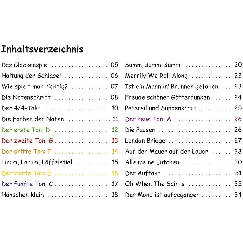 Glockenspiel - Schnell und einfach lernen 3