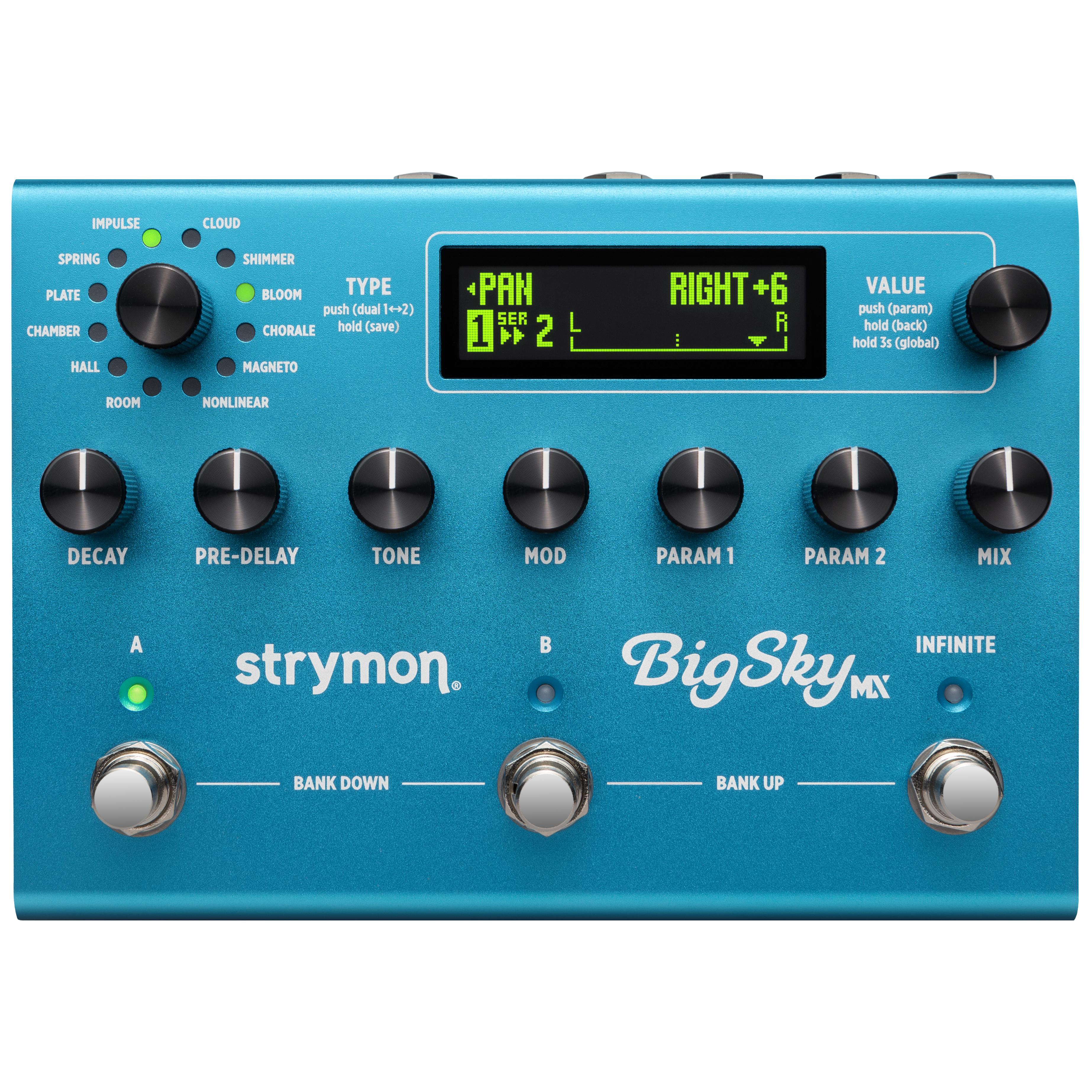 Strymon Big Sky MX Dual Engine Multi Reverb