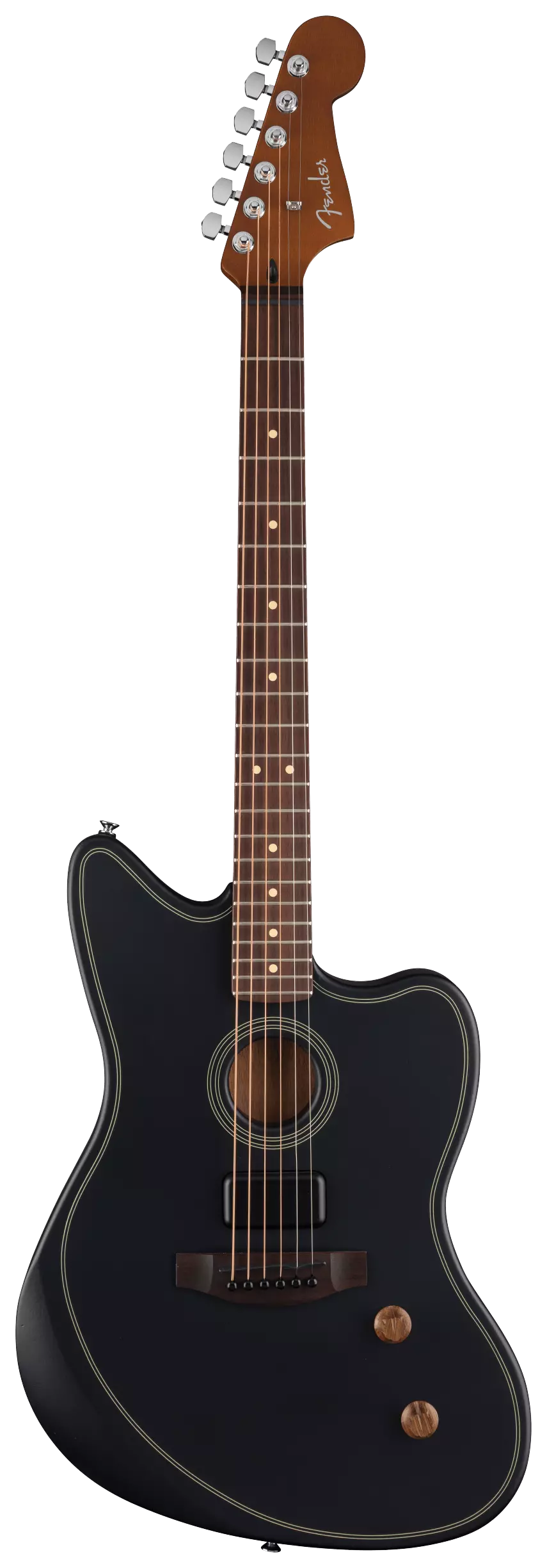 Fender Acoustasonic Standard Jazzmaster Black 3