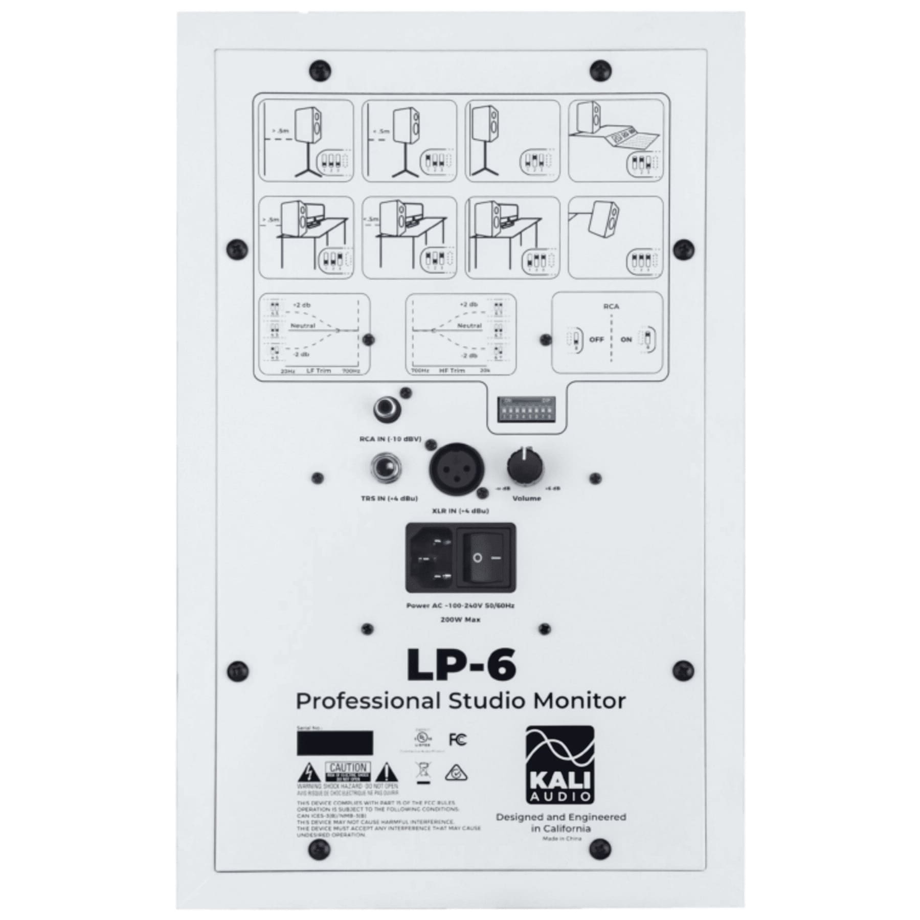 Kali Audio LP-6 2nd Wave White 3