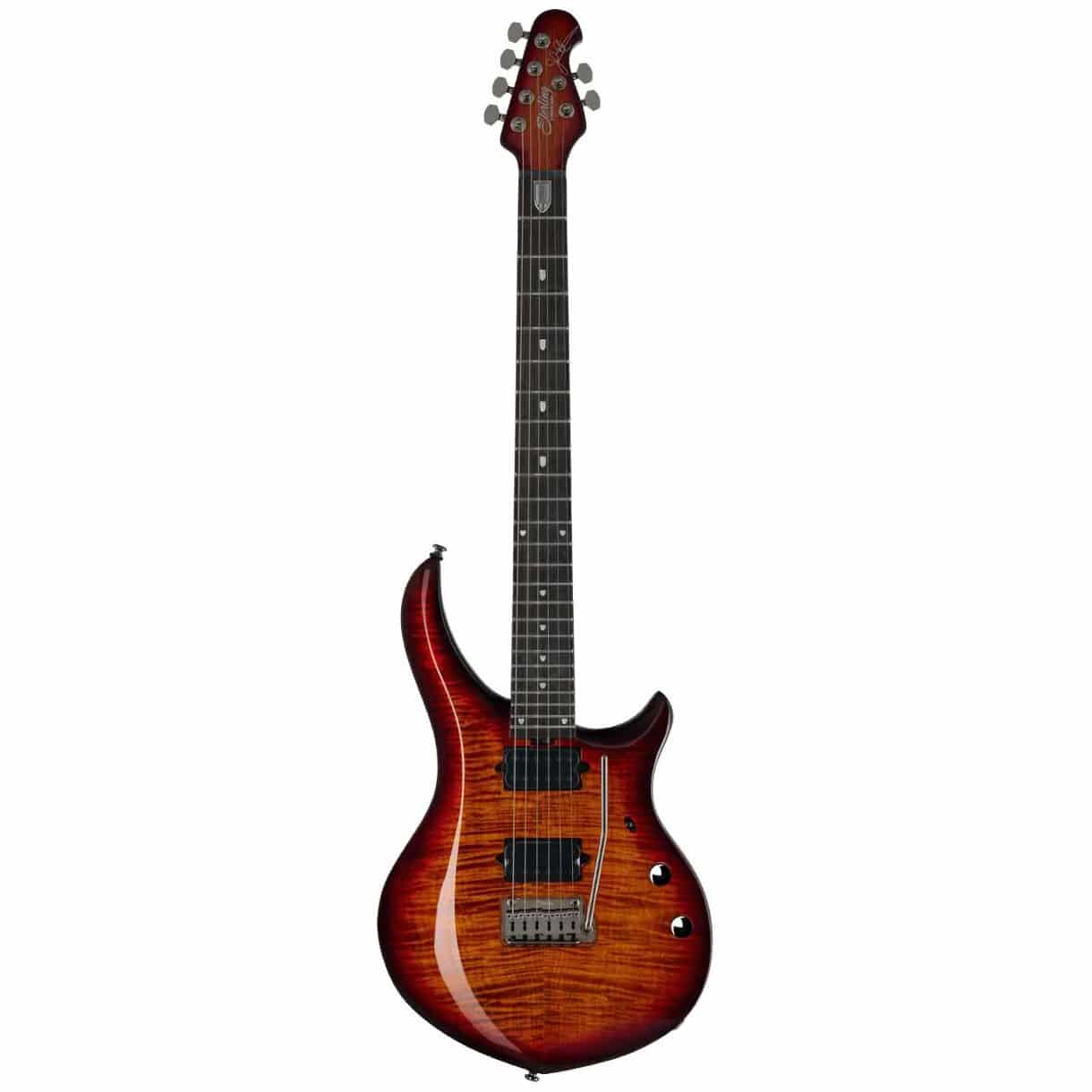Sterling by Music Man Majesty 200X, Flamed Maple, Blood Orange