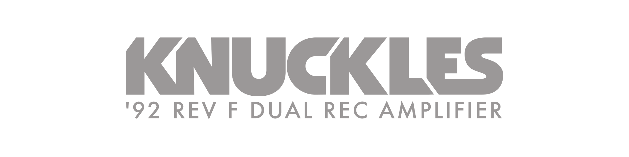 Image of Knuckles logo (grey)