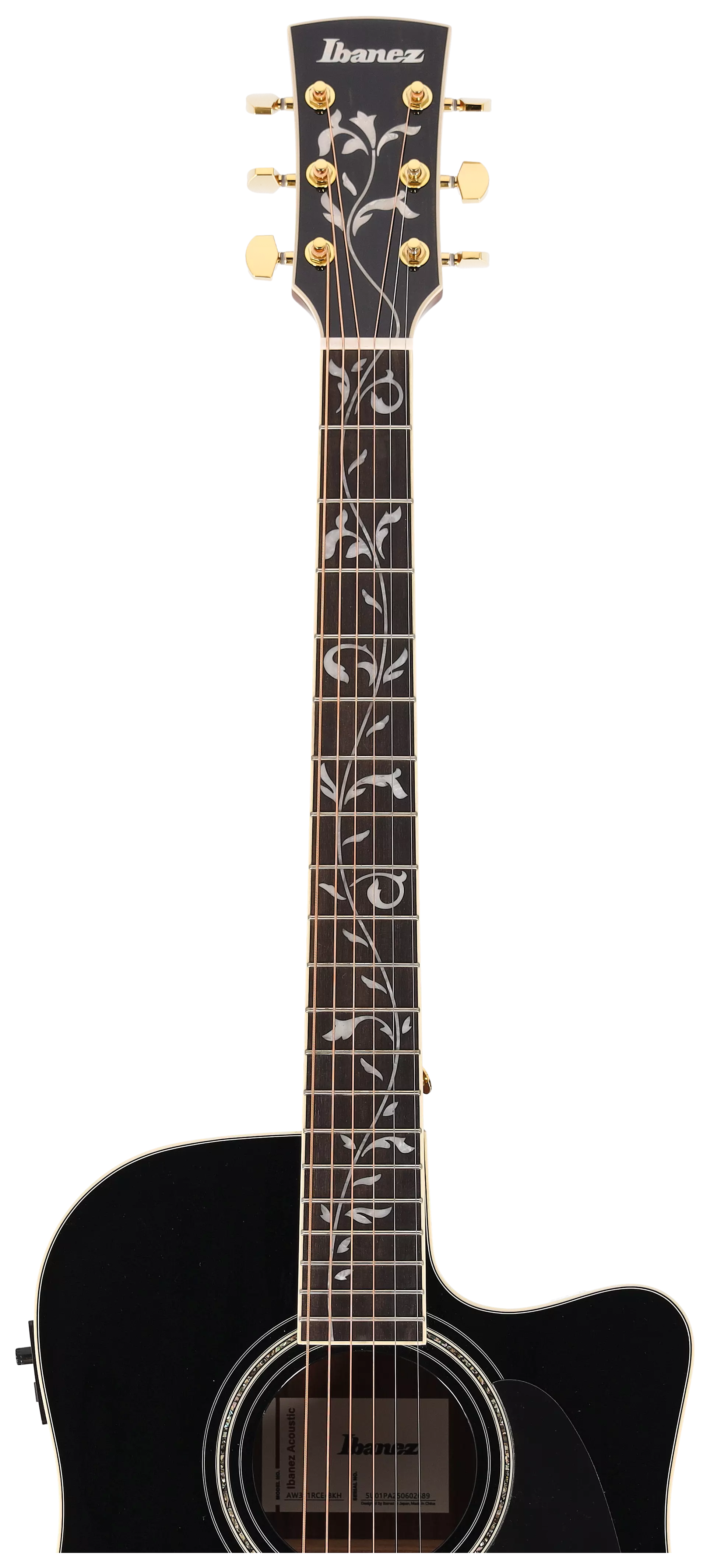 Ibanez AW391RCE-BKH Black High Gloss 11