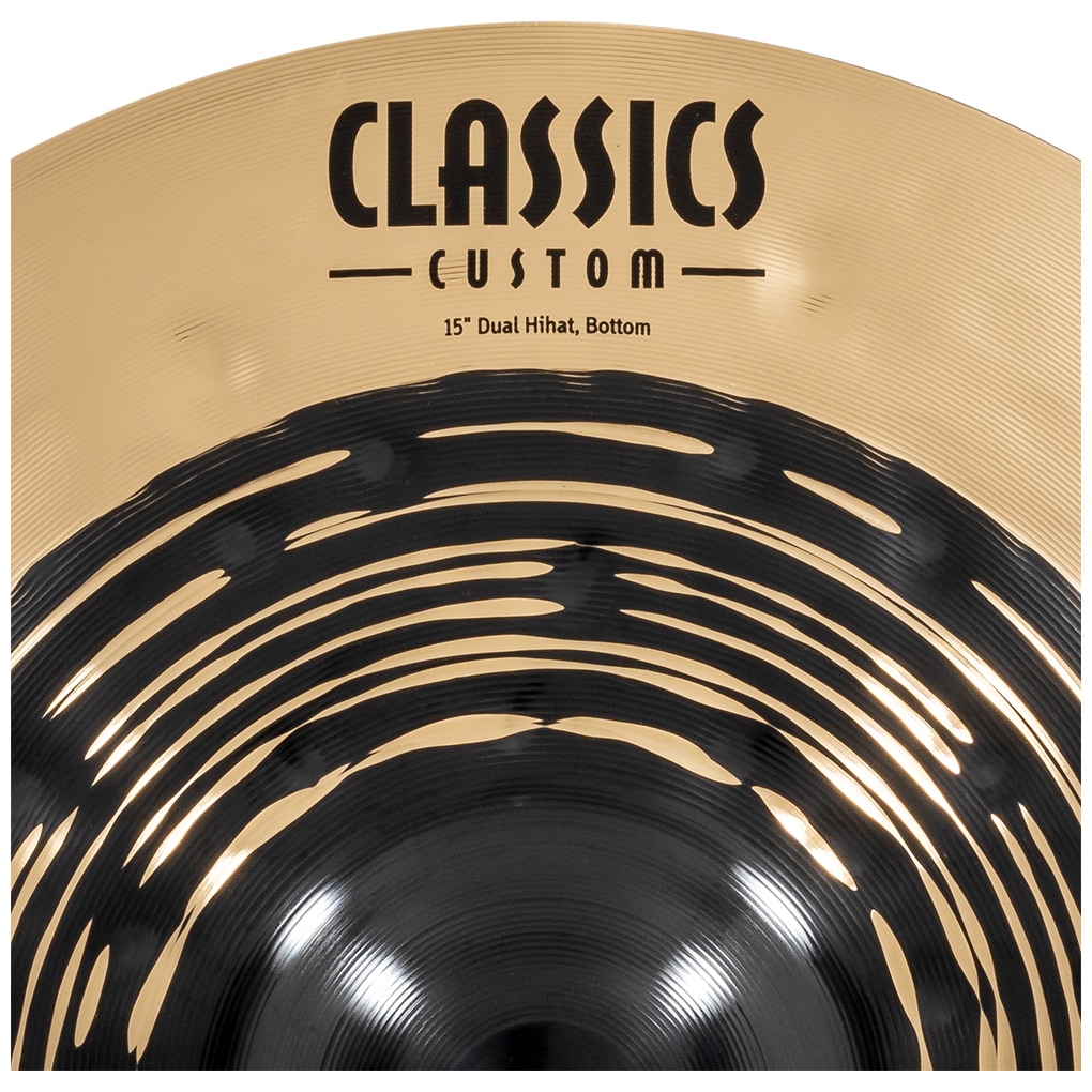 Meinl Cymbals - Meinl Cymbals CC15DUH - 15 Classics Custom Dual Hi-Hat - 9