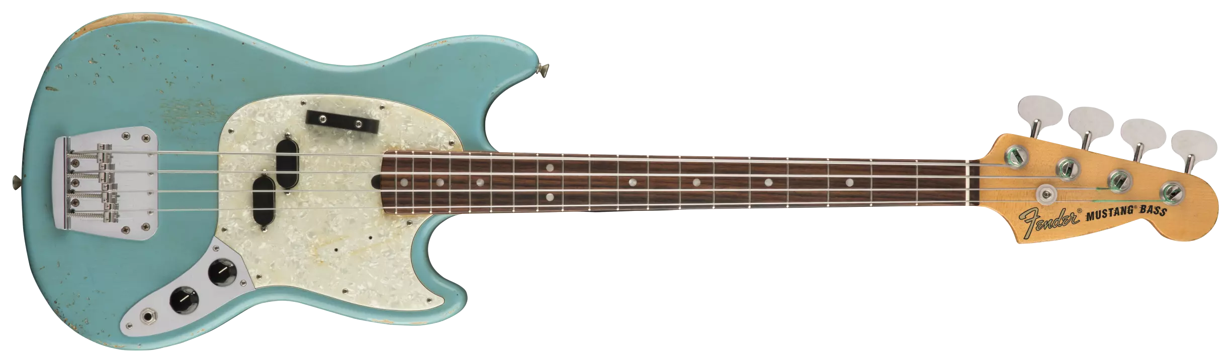 Fender Justin Meldal-Johnsen Road Worn Mustang Bass RW 4