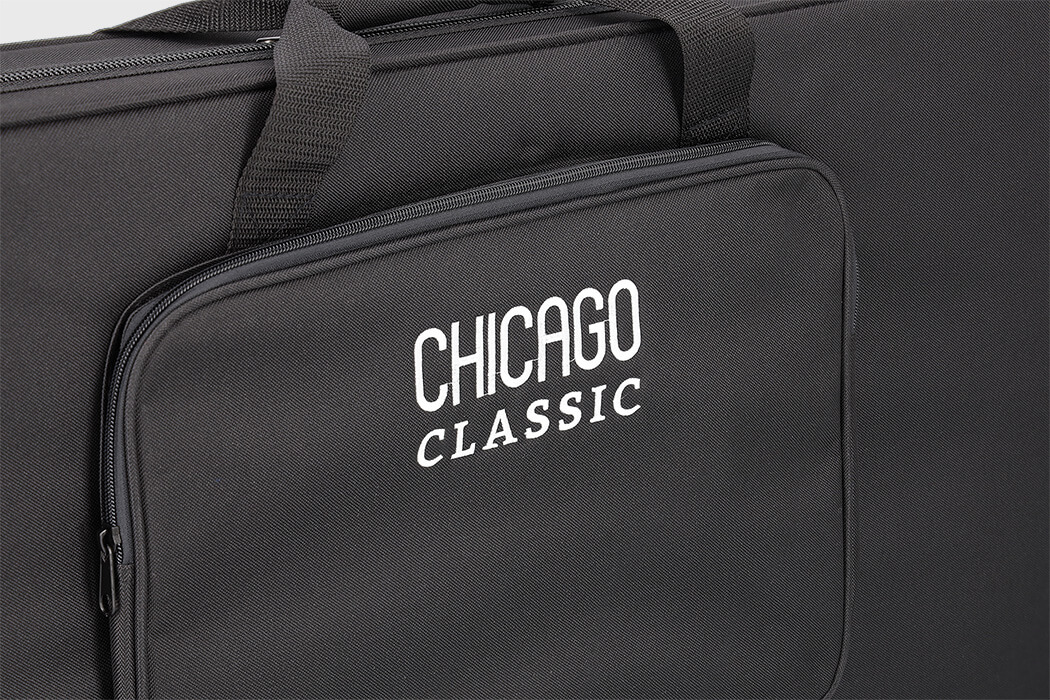 Image of Chicago classic lightweight koffer e gitarre schwarz 7 grau 1050x700