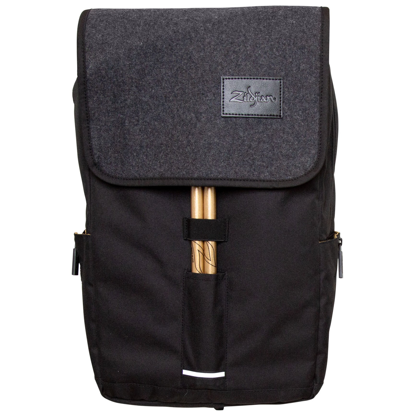 Zildjian T9001 Grey Flap Laptop Backpack 2