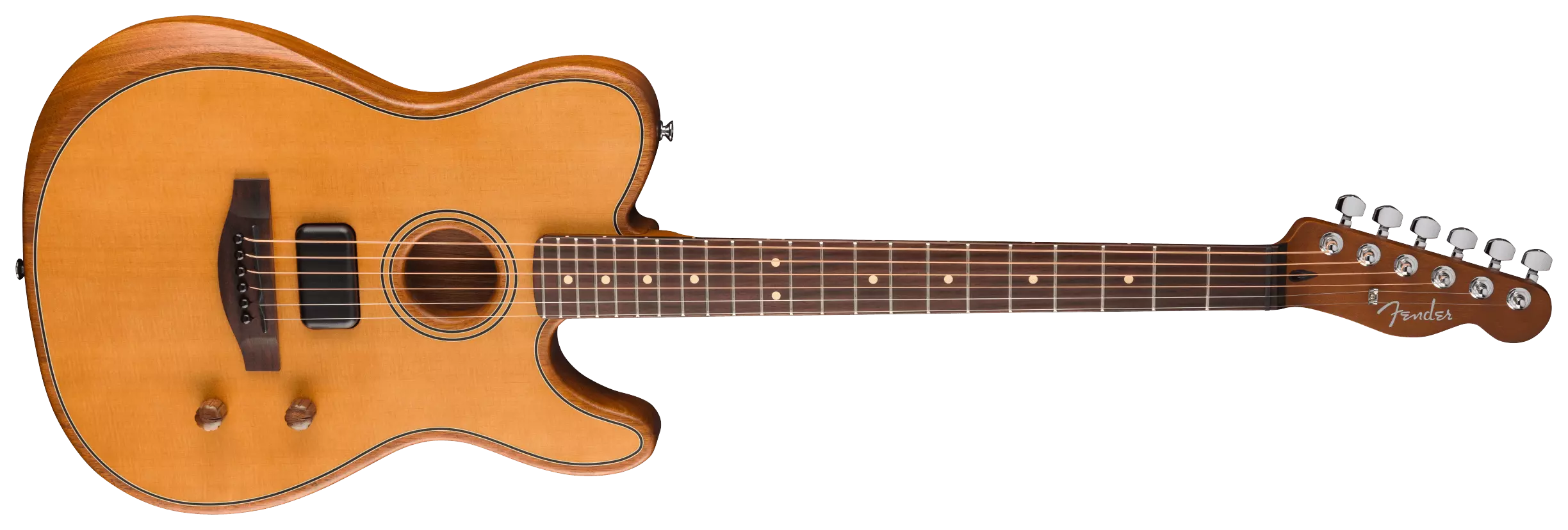 Fender Acoustasonic Standard Telecaster Aged Natural 2
