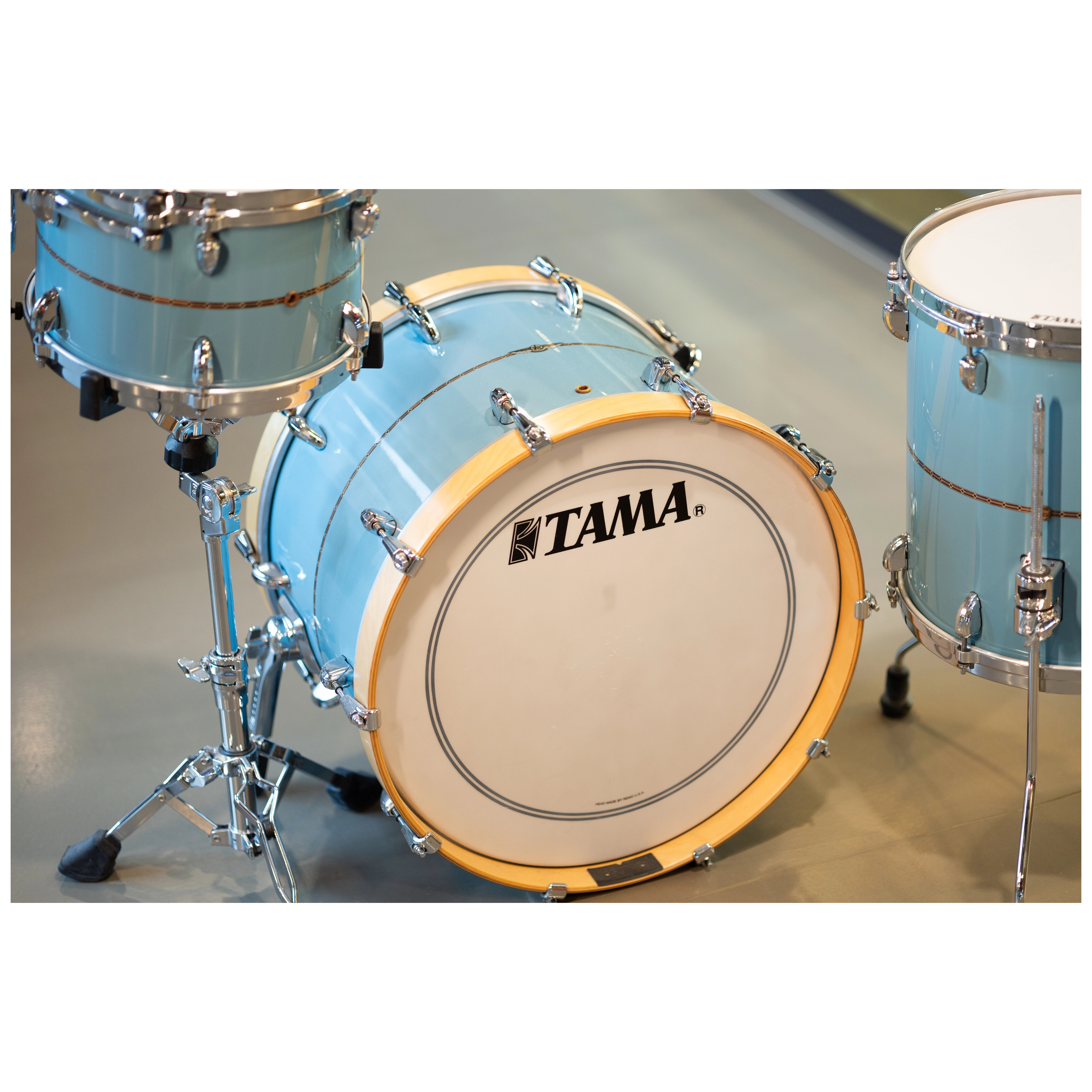 Tama STAR Maple Vintage Sea Blue 3pcs Shell Set 2