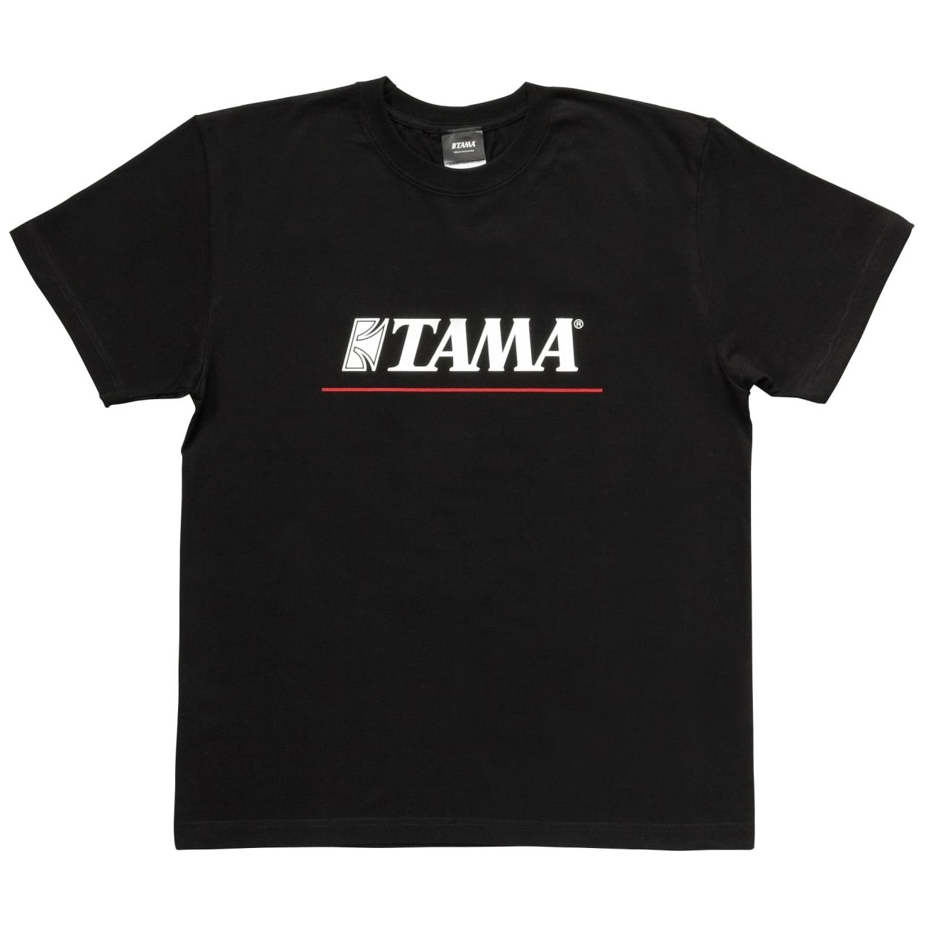 Image of Tama tamt004l t shirt logo  red line  schwarz  l 12000200 1
