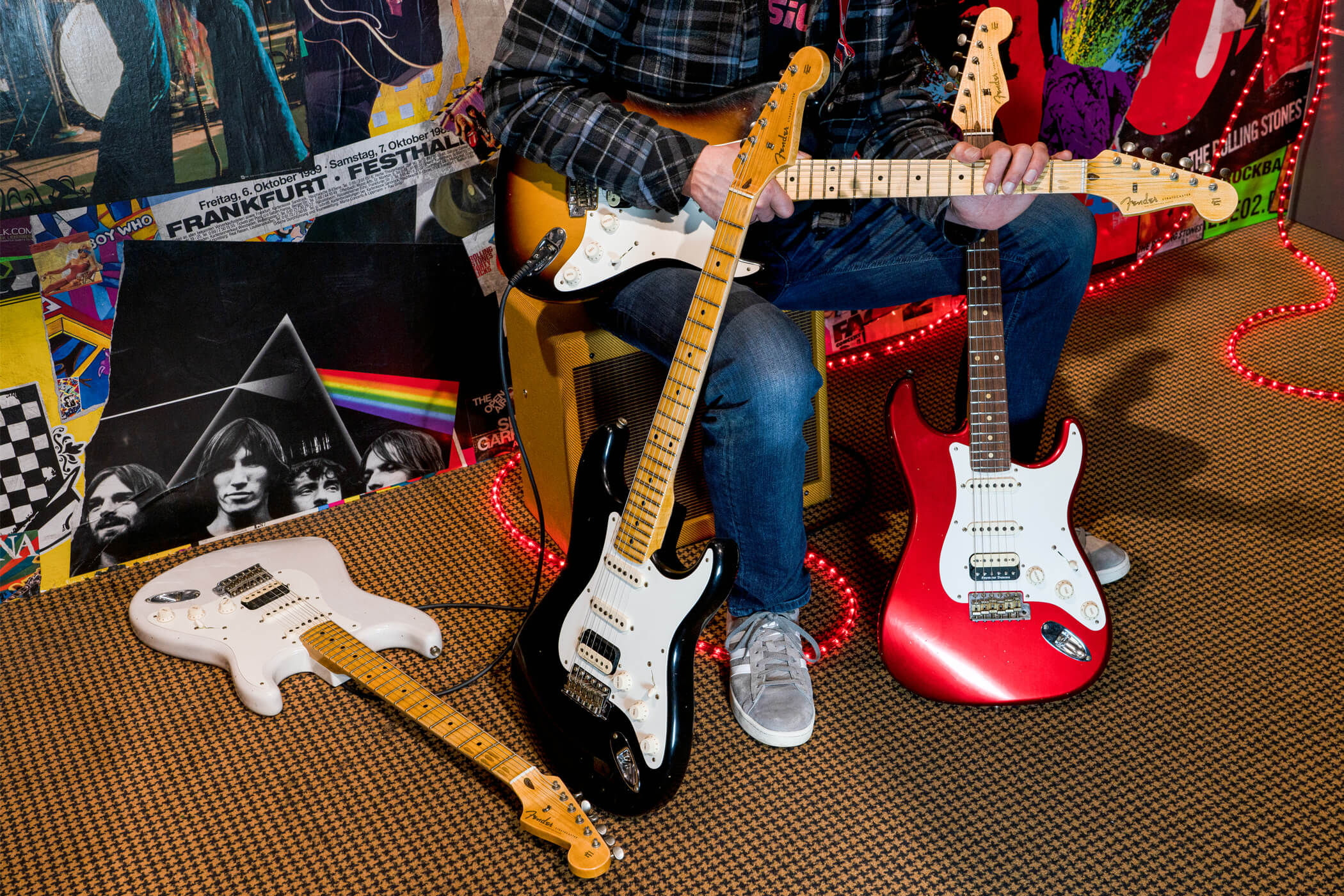 Image of Fender custom shop 1959 stratocaster dealer select jrn hss dsc03160