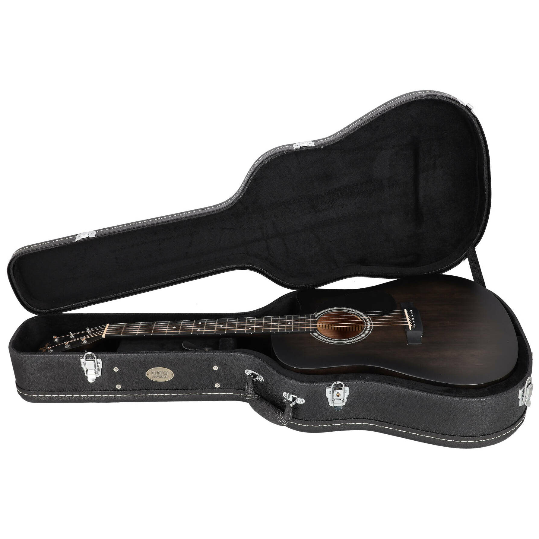 Chicago Classic Holzkoffer Western 000 Schwarz 4