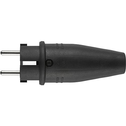  Schuko-Stecker black 1