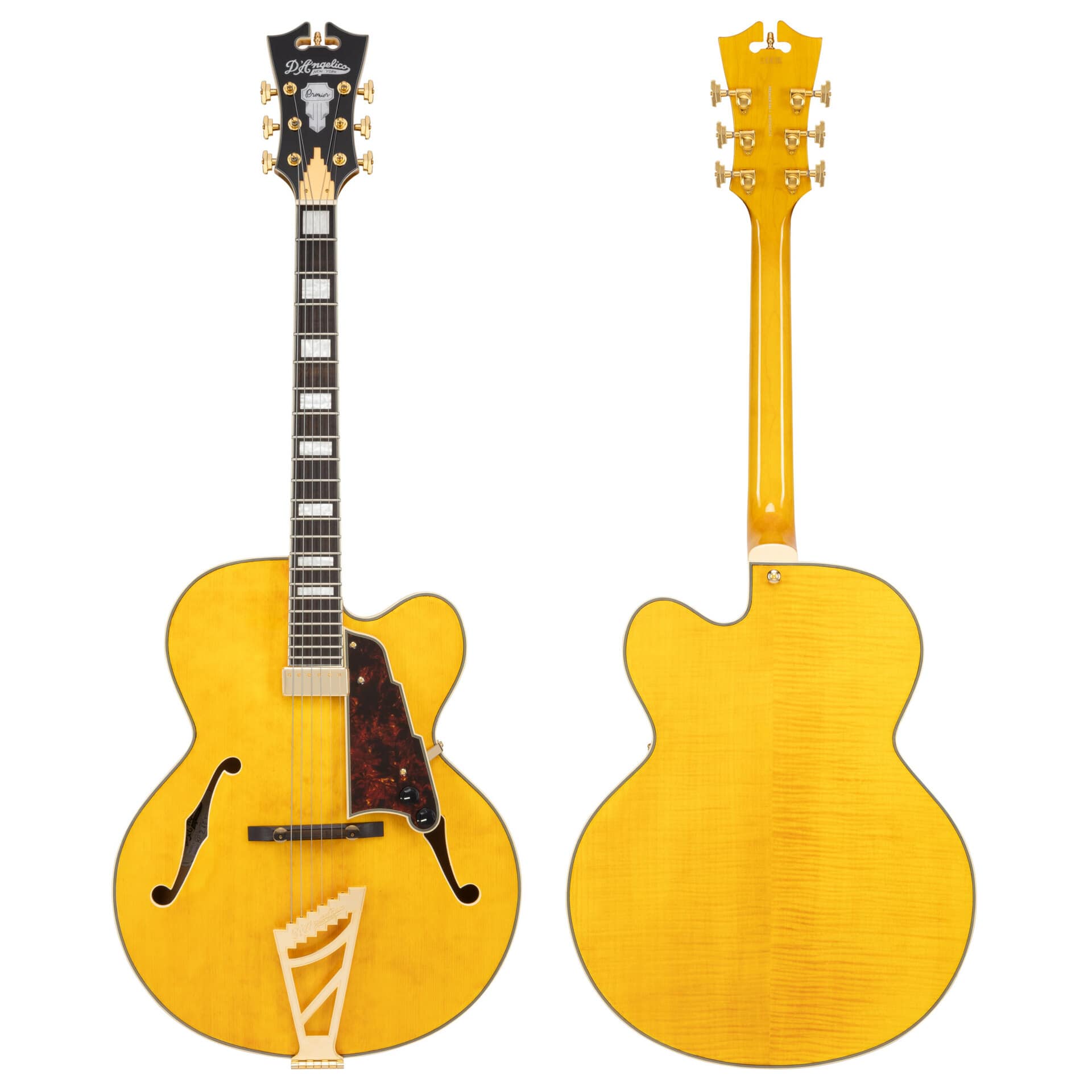 D’Angelico Guitars Premier EXL1 Honey Blonde 2