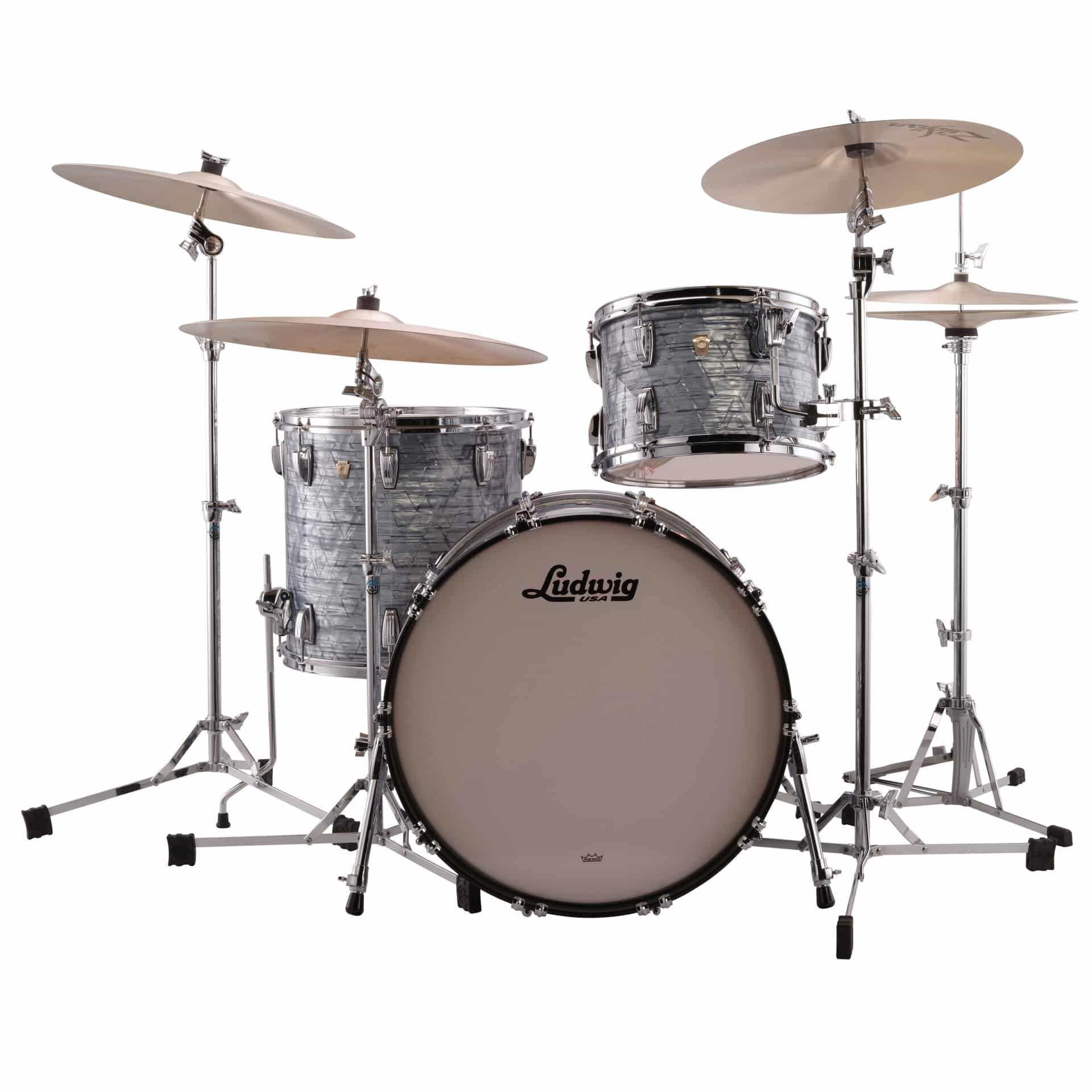 Ludwig Classic Maple 22"/12"/16" Sky Blue Pearl 1